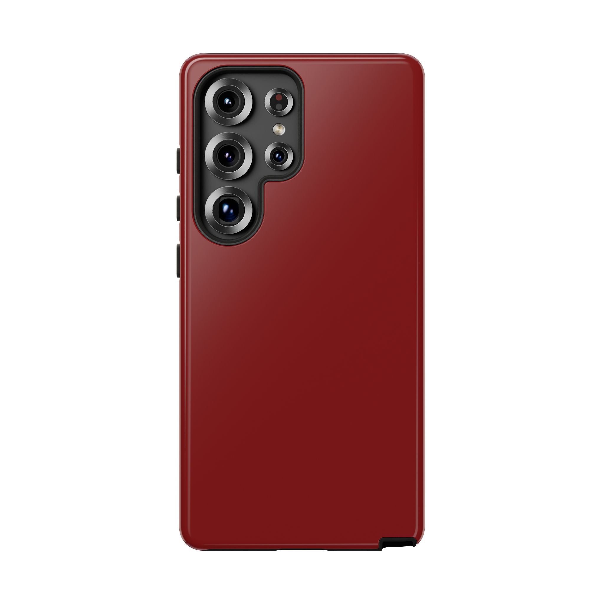 Dark Red Protective Phone Case
