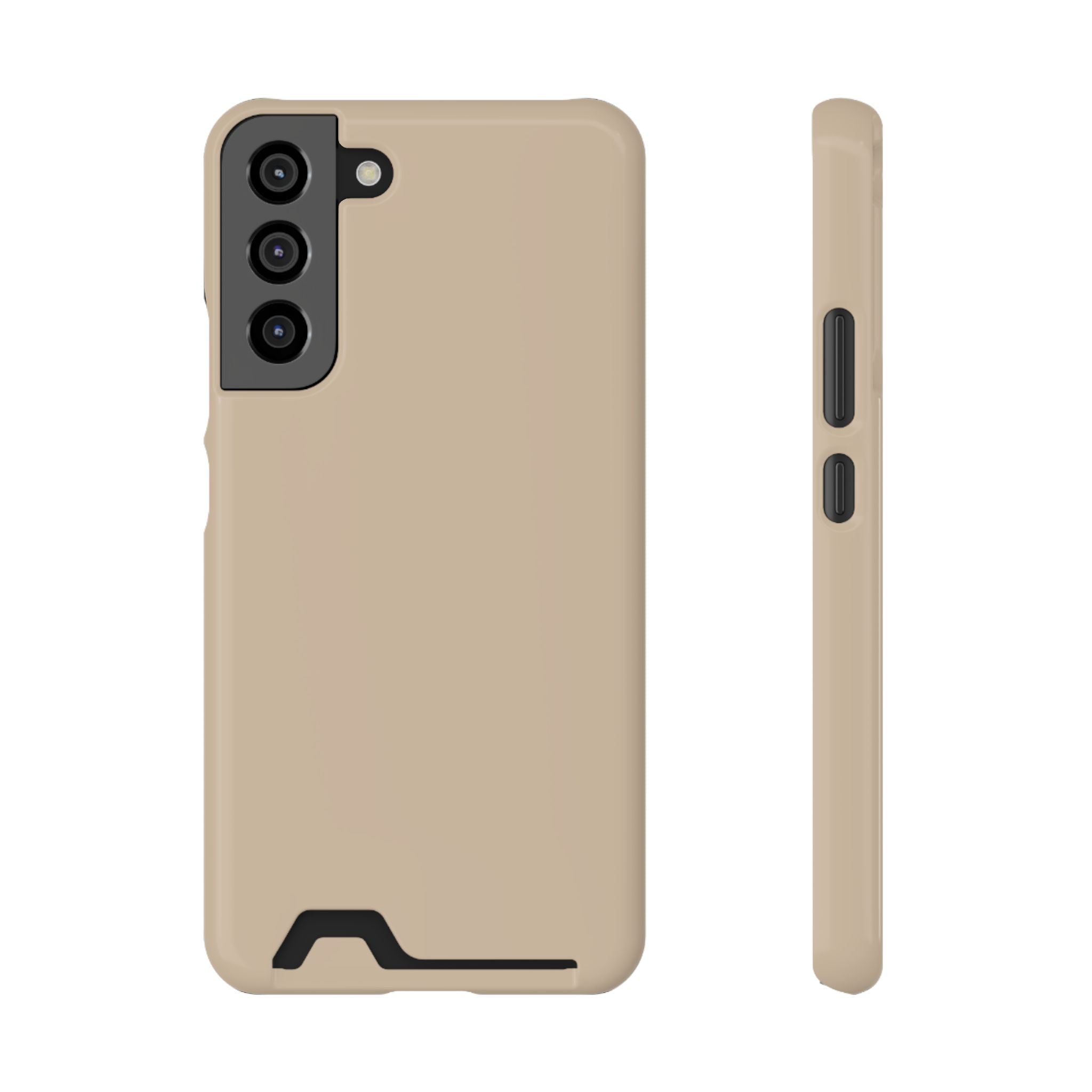 Beige Card-Holder Phone Case