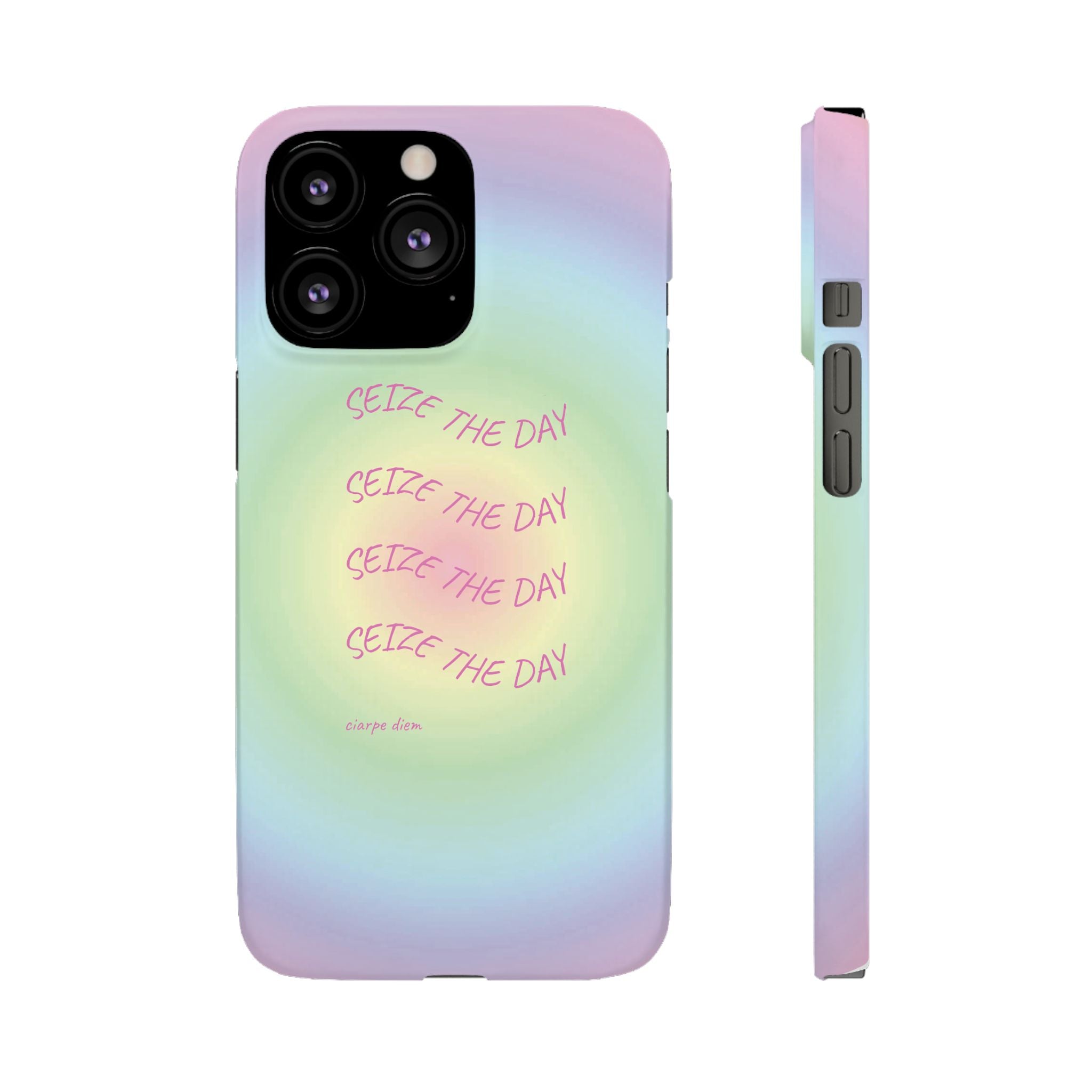 Carpe Diem Bermuda Halo Gradient Snap Phone Case