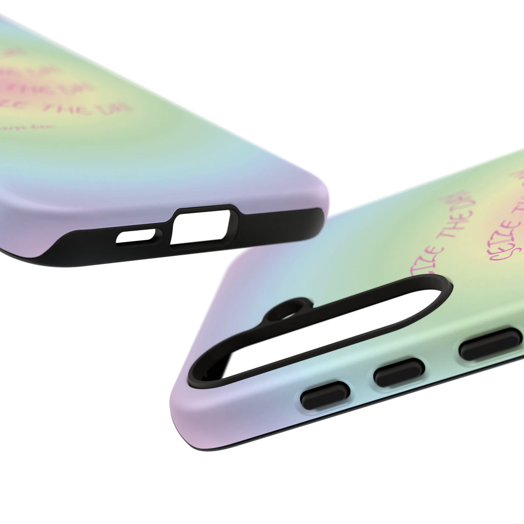Bermuda Halo Seize The Day Pastel Gradient Tough Phone Case