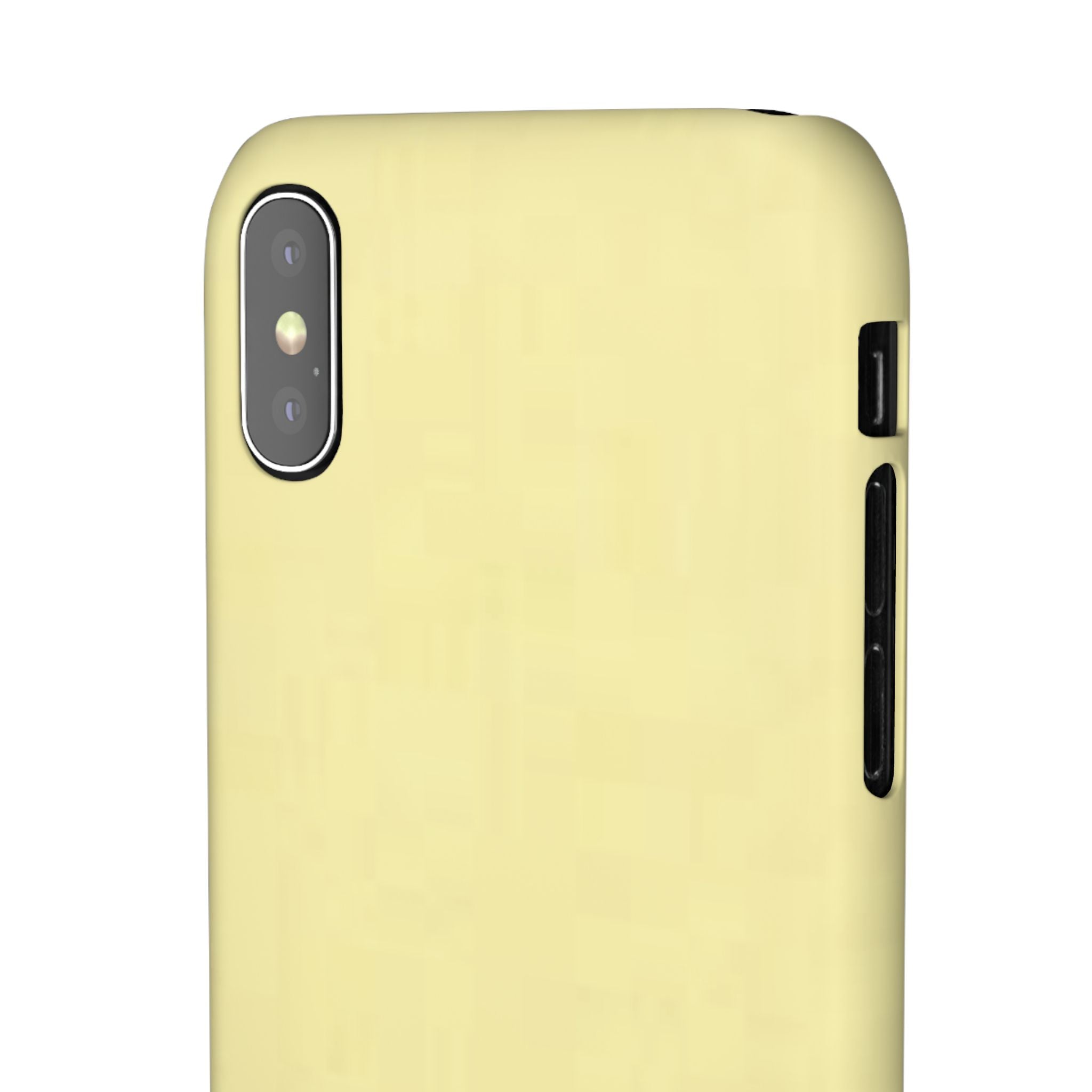 Pale Yellow Snap Phone Case