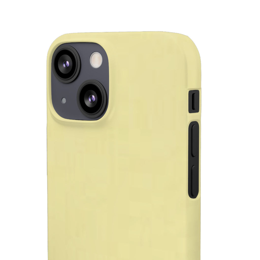 Pale Yellow Snap Phone Case