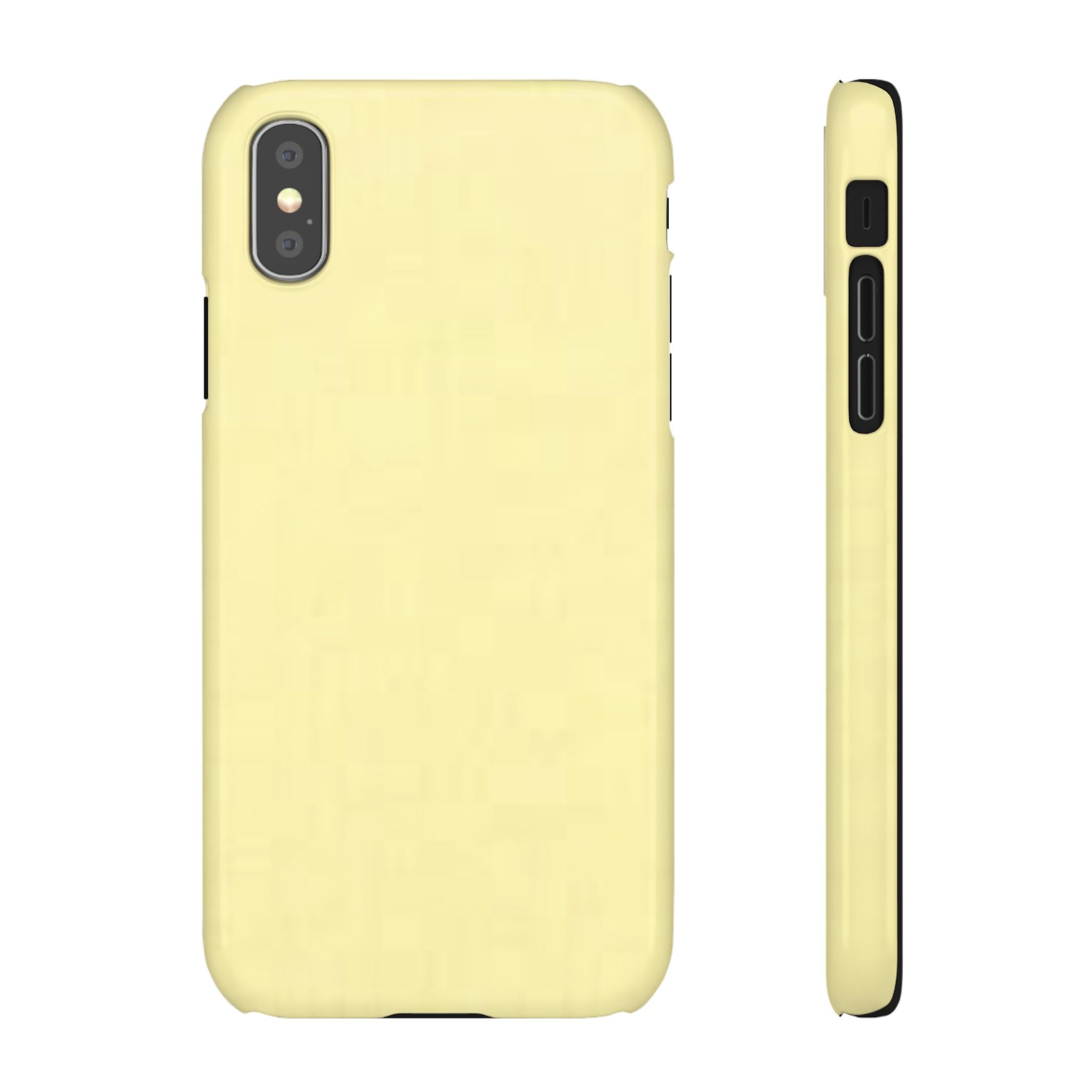 Pale Yellow Snap Phone Case