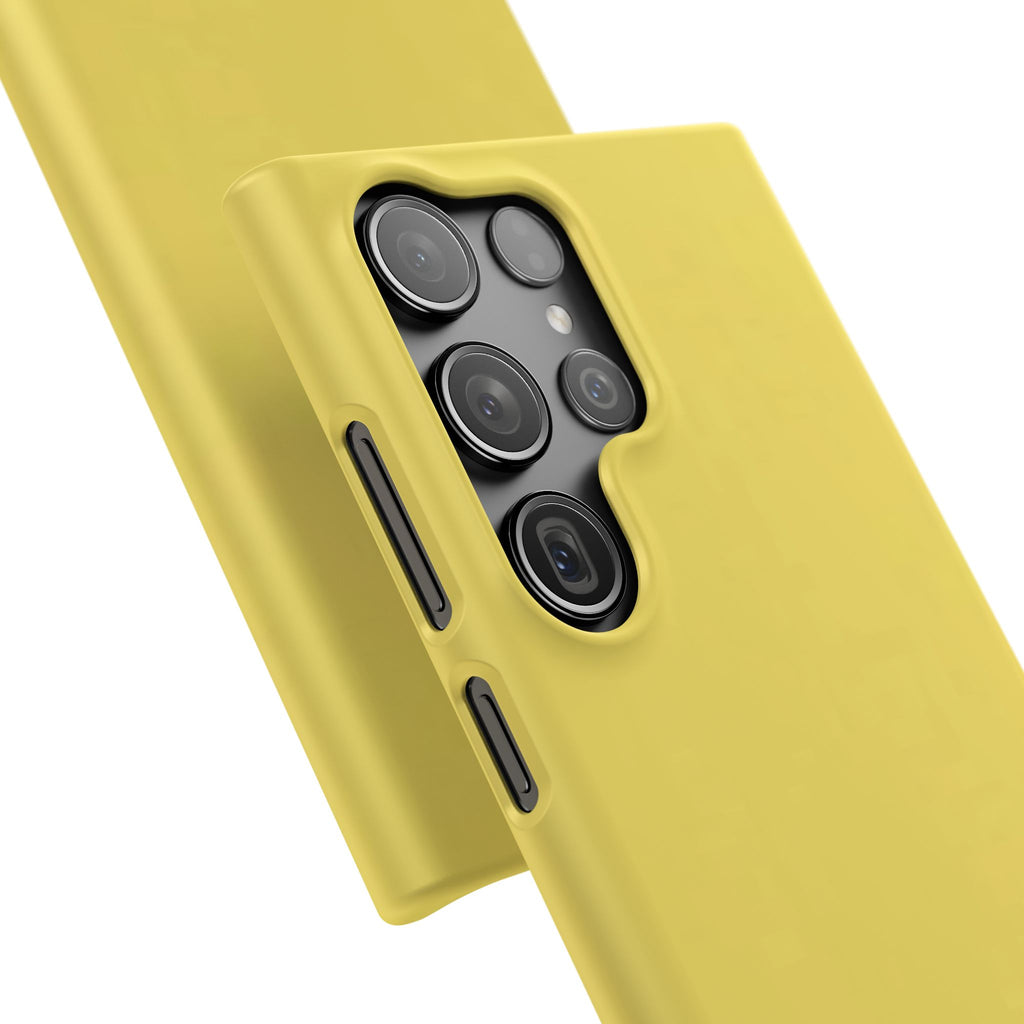 Yellow Snap Phone Case
