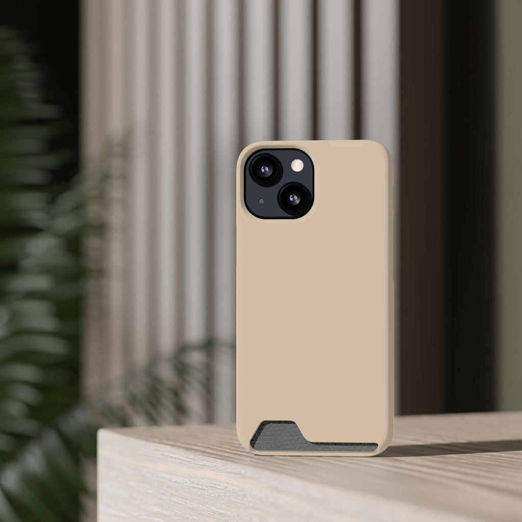 Beige Card-Holder Phone Case