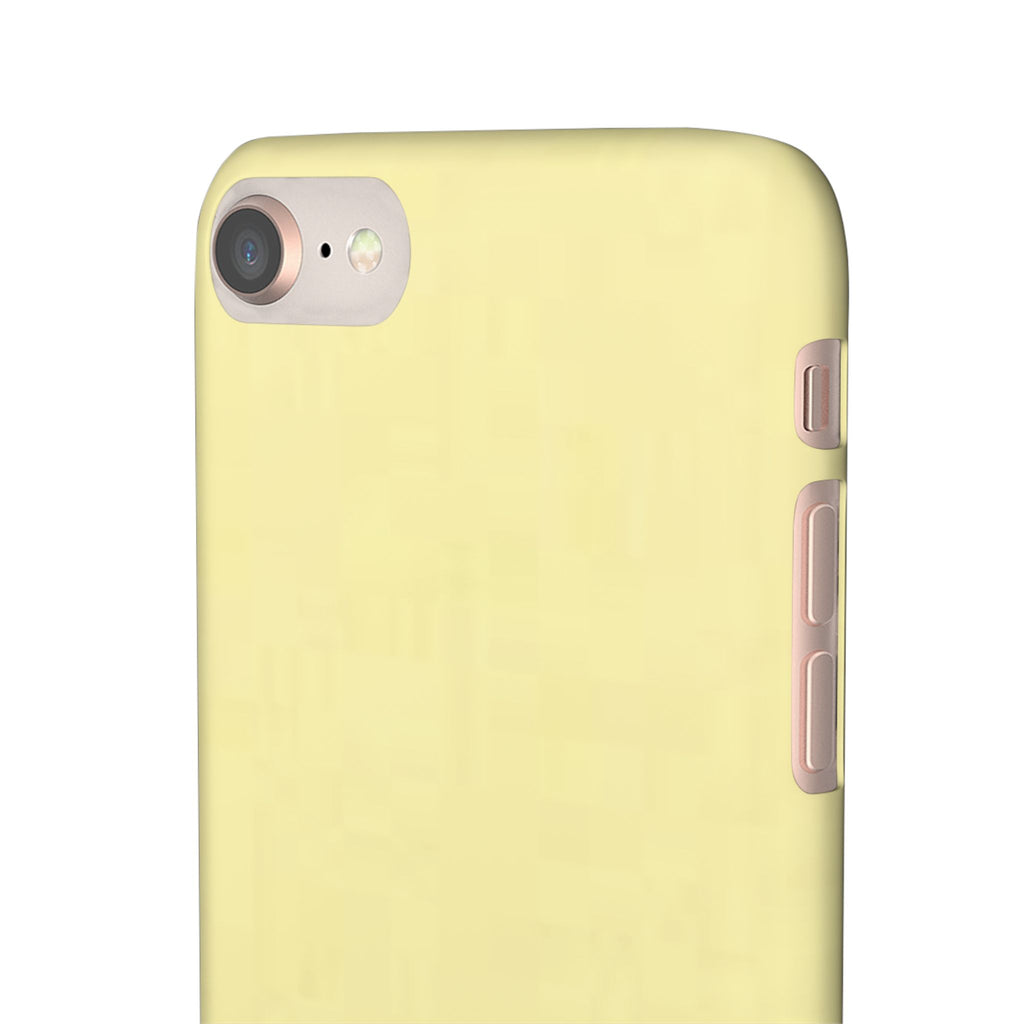 Pale Yellow Snap Phone Case