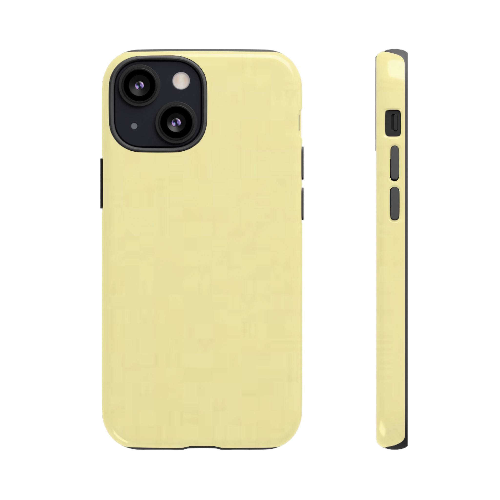 Pale Yellow Protective Phone Case