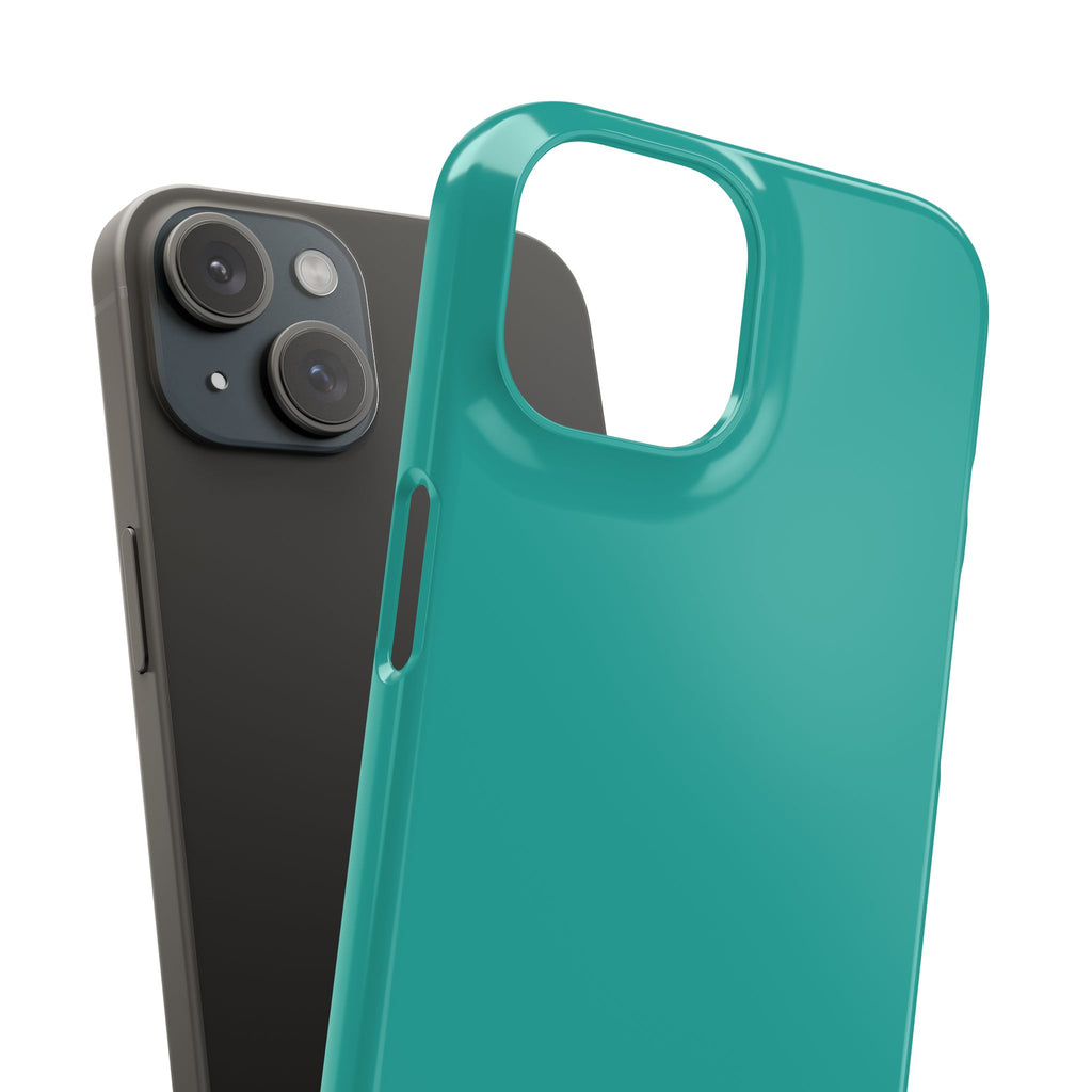 Teal Snap Phone Case