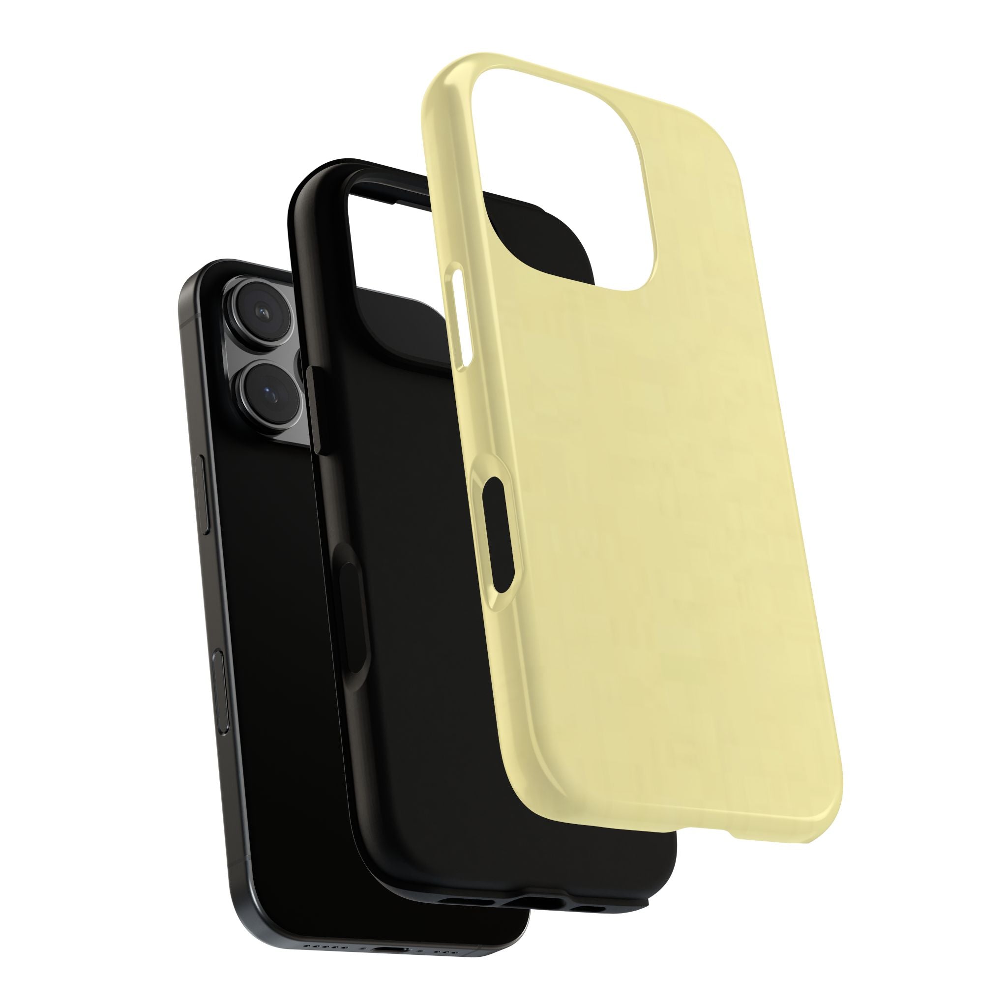 Pale Yellow Protective Phone Case