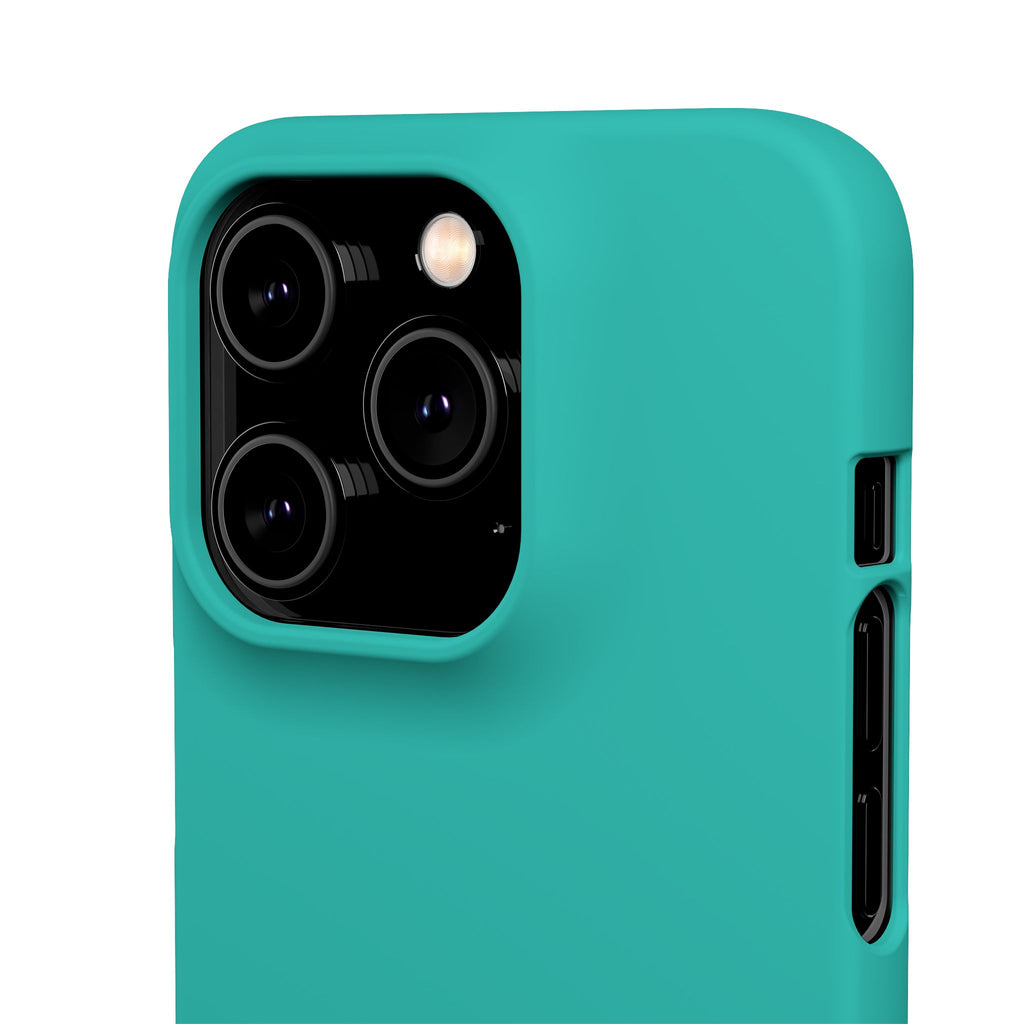 Teal Snap Phone Case