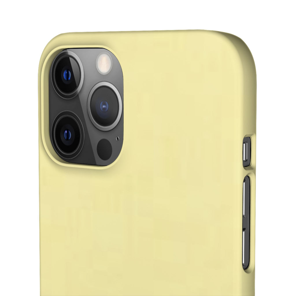 Pale Yellow Snap Phone Case