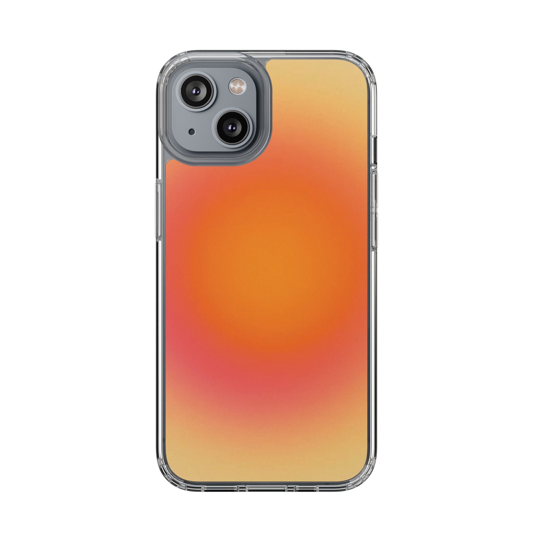 Clear Sunburst Protective Phone Case