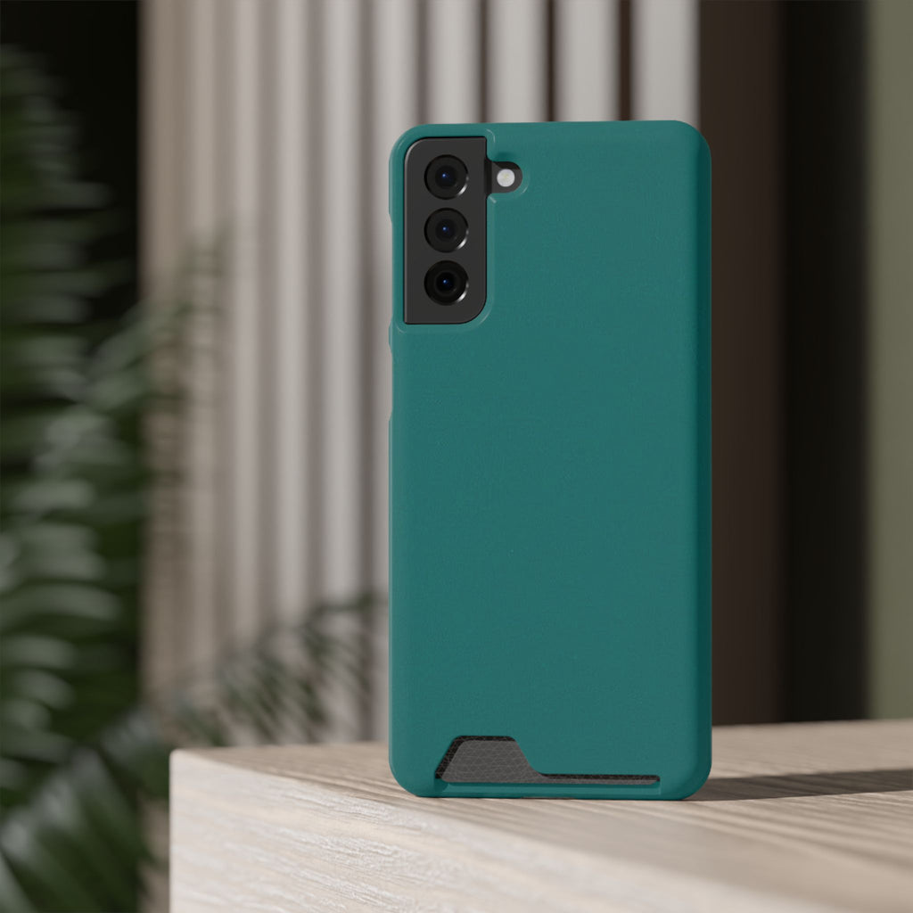 Sea Green Card Holder Phone Case