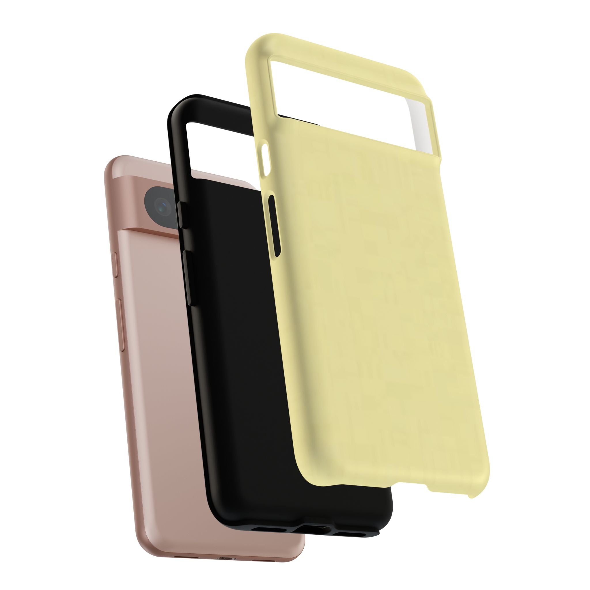 Pale Yellow Protective Phone Case