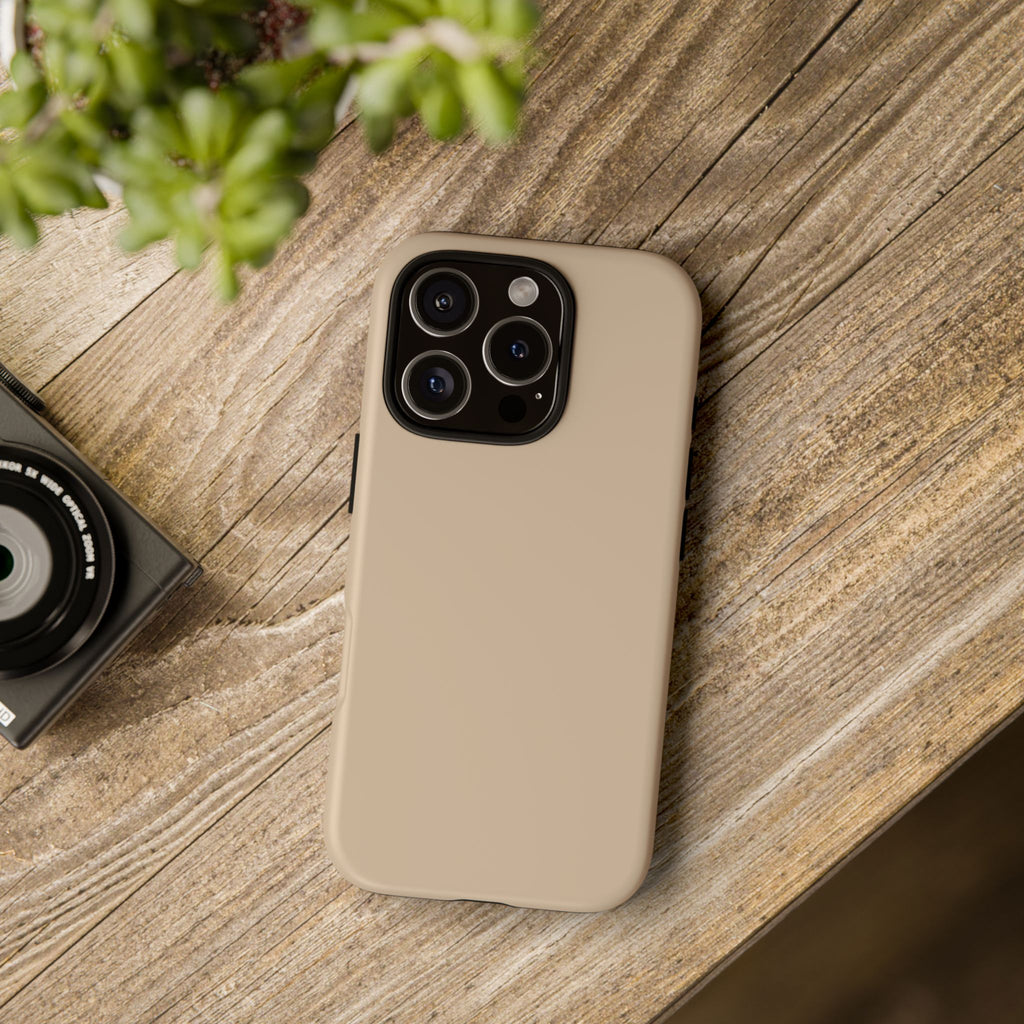 Beige Protective Phone Case