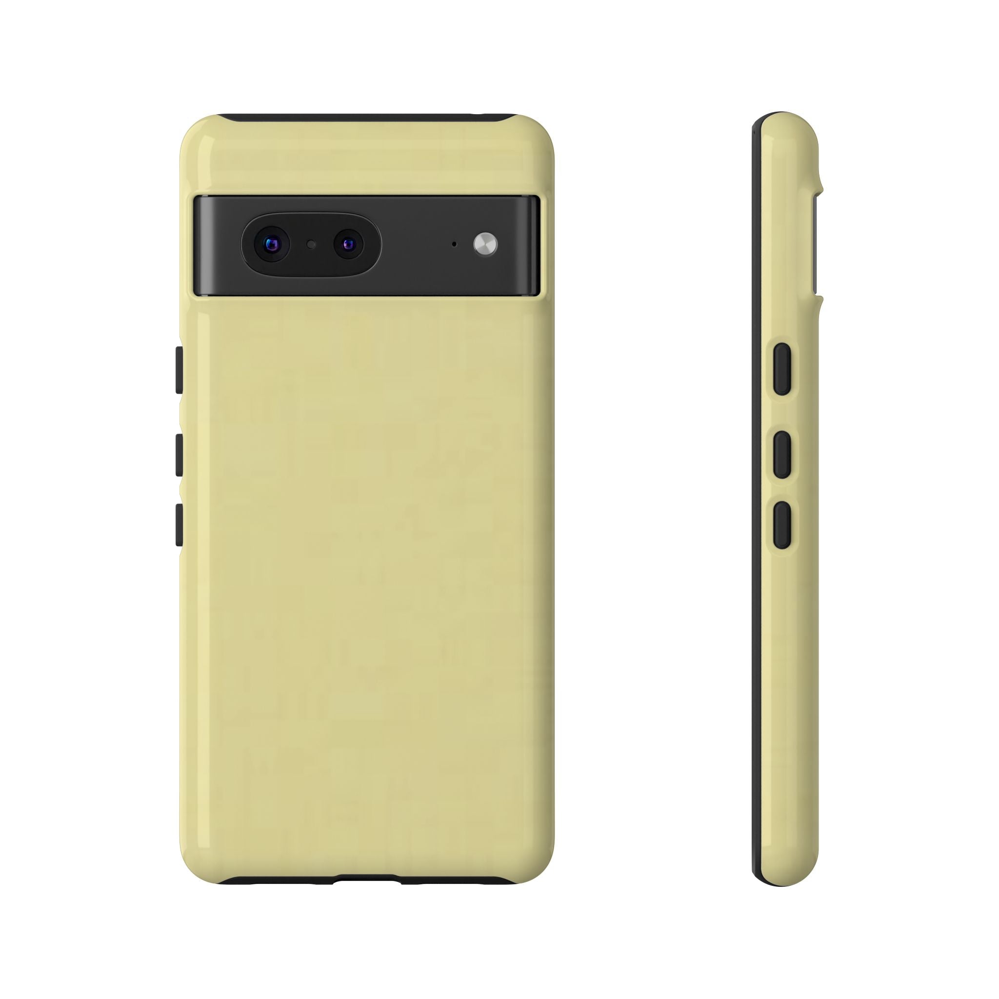 Pale Yellow Protective Phone Case