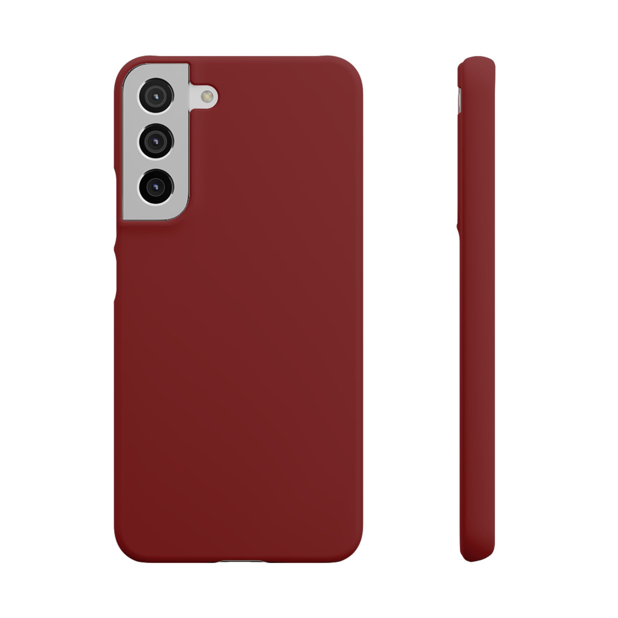 Dark Red Snap Phone Case