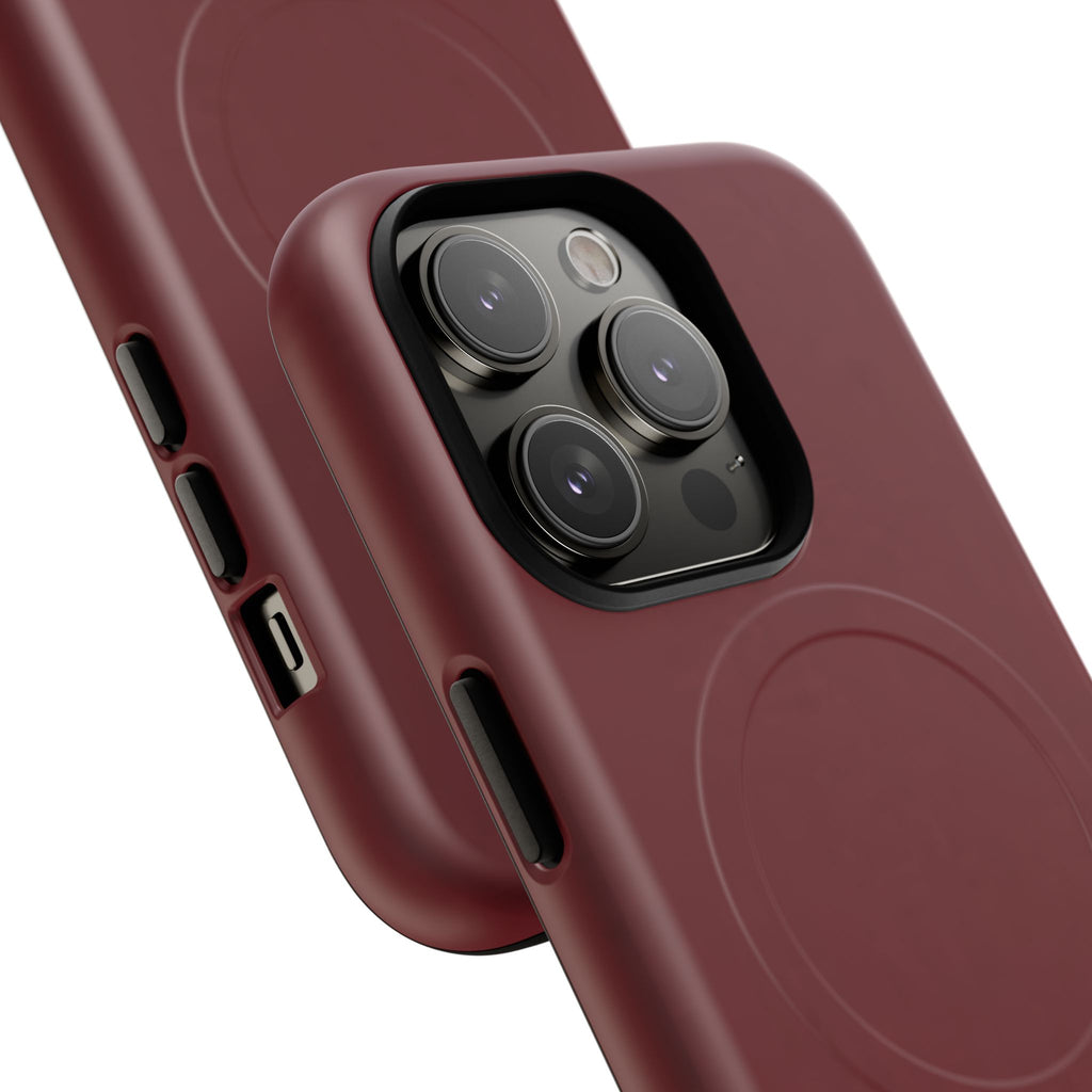 Dark Cherry MagSafe Protective Phone Case