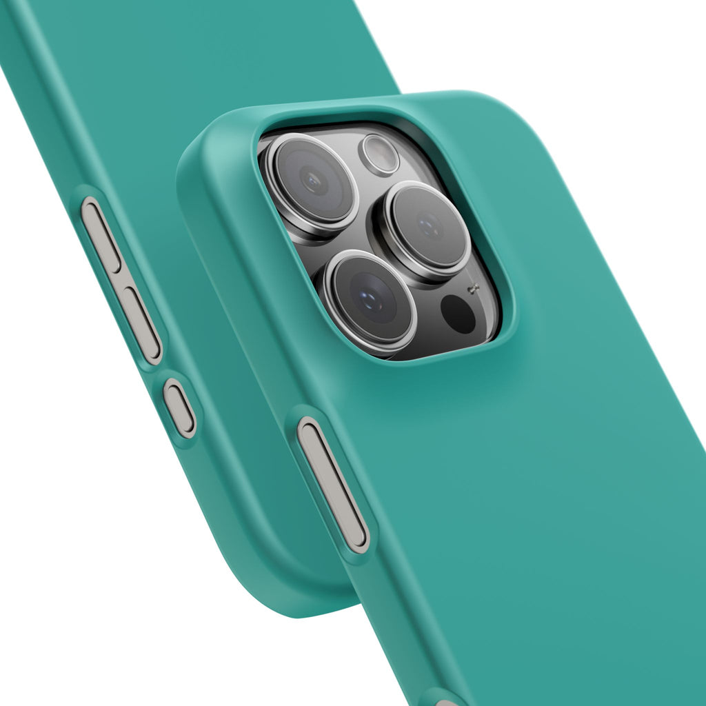 Teal Snap Phone Case