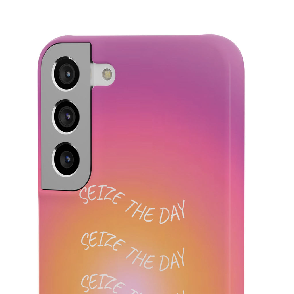 Carpe Diem Sunburst Gradient Snap Phone Case