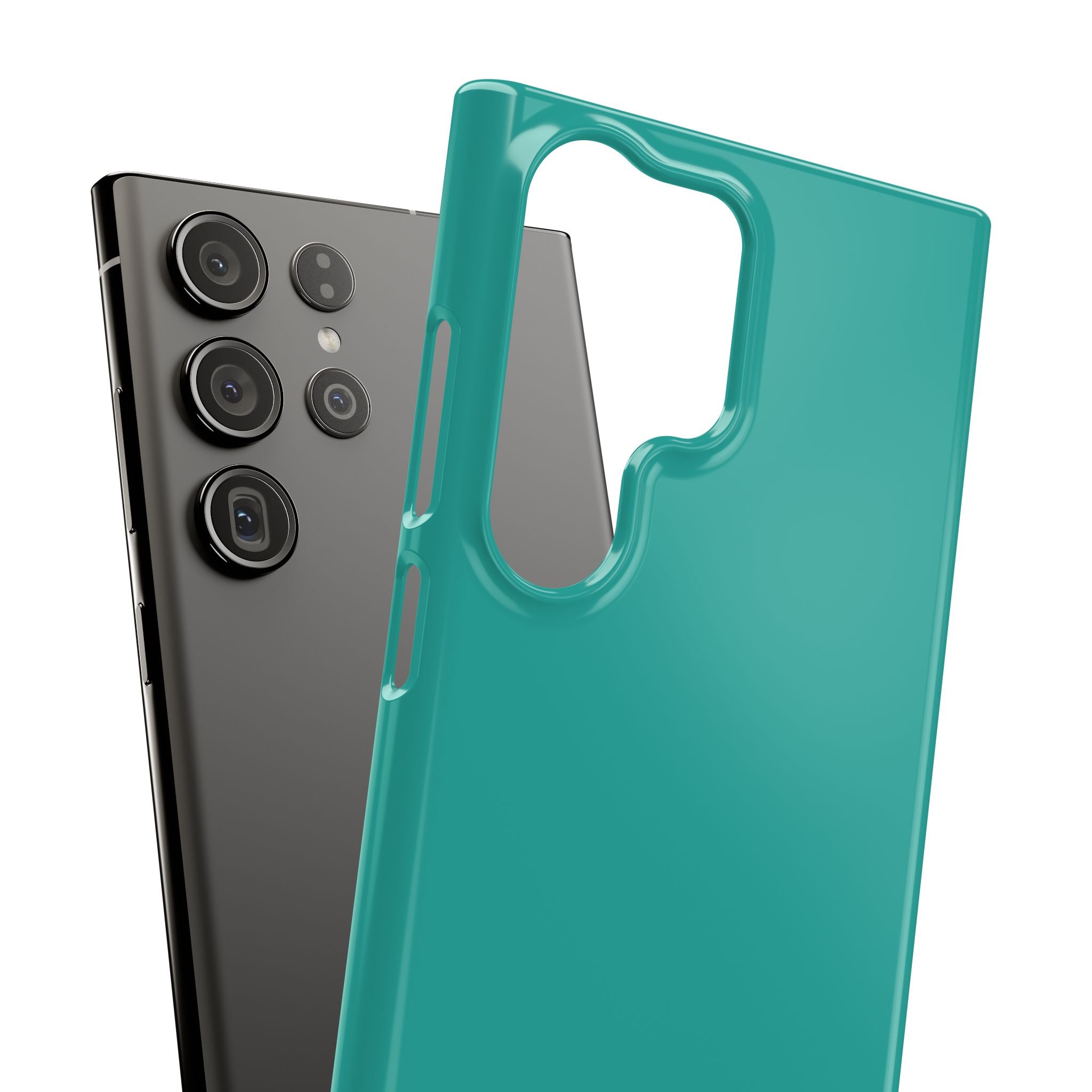 Teal Snap Phone Case