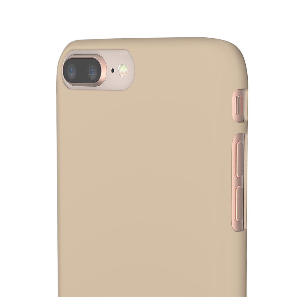 Beige Snap Phone Case