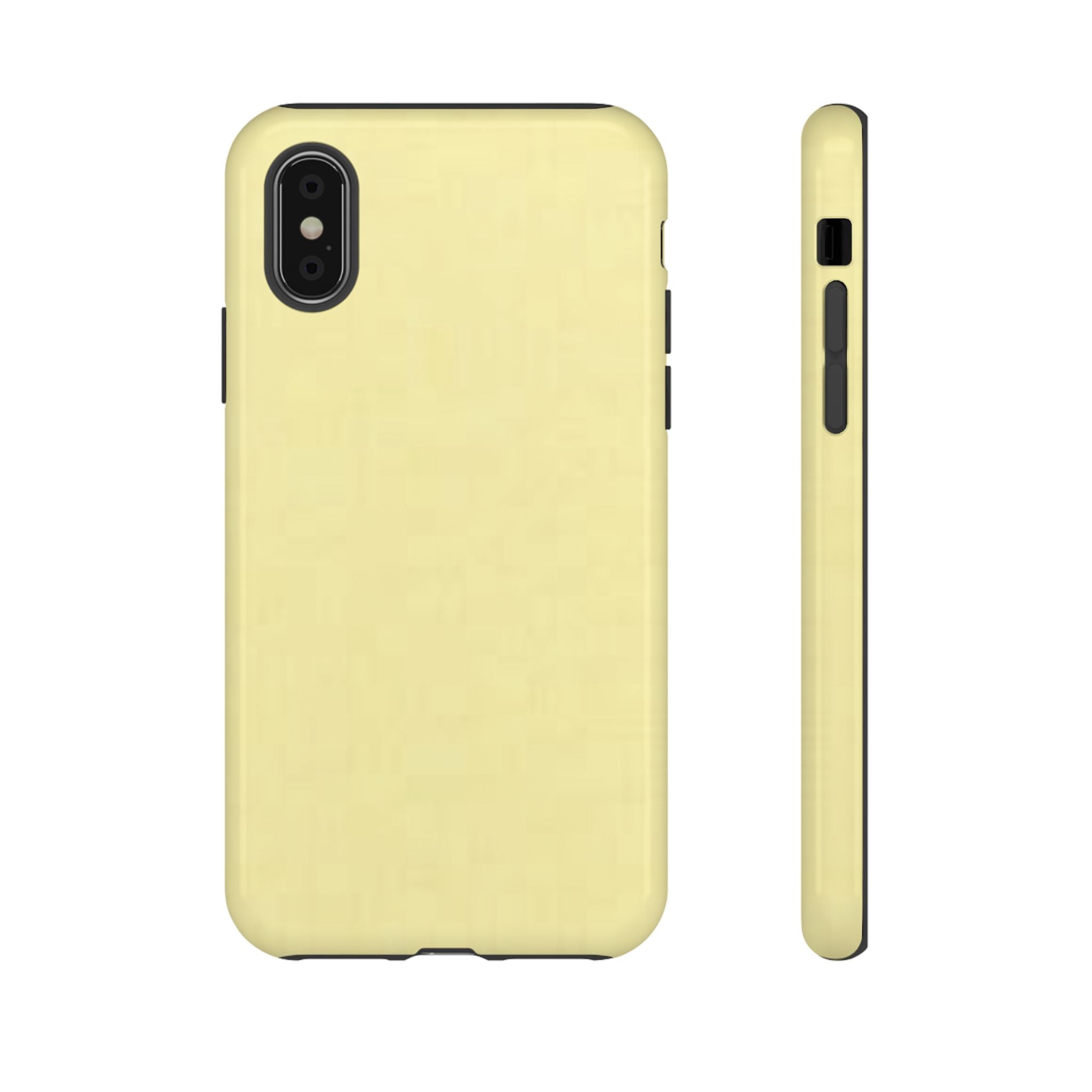 Pale Yellow Protective Phone Case