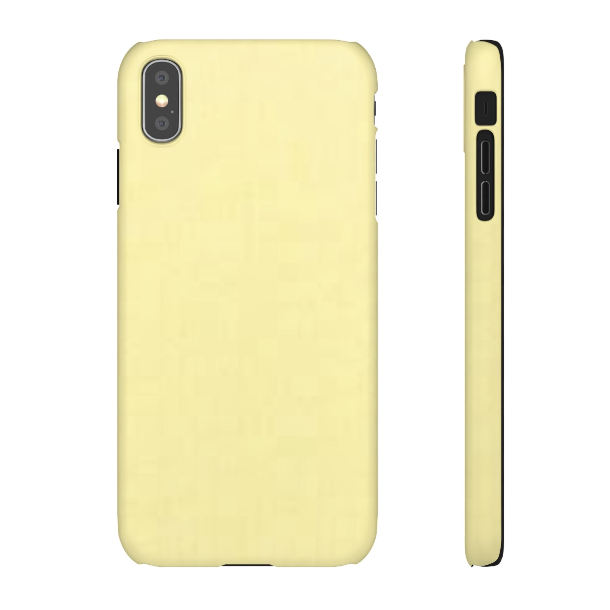Pale Yellow Snap Phone Case