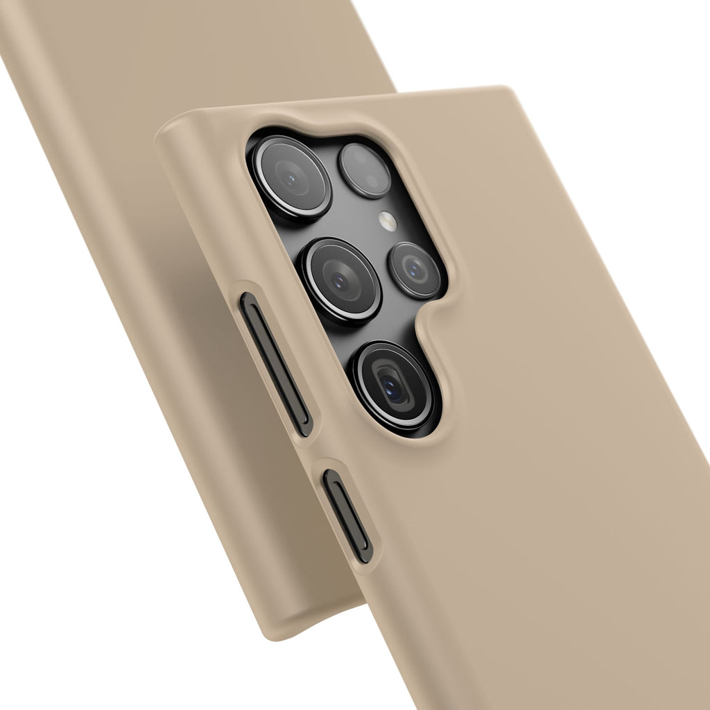 Beige Snap Phone Case