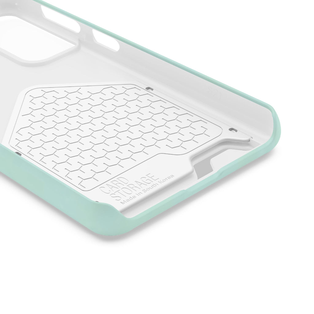 Light Mint Card Holder Phone Case