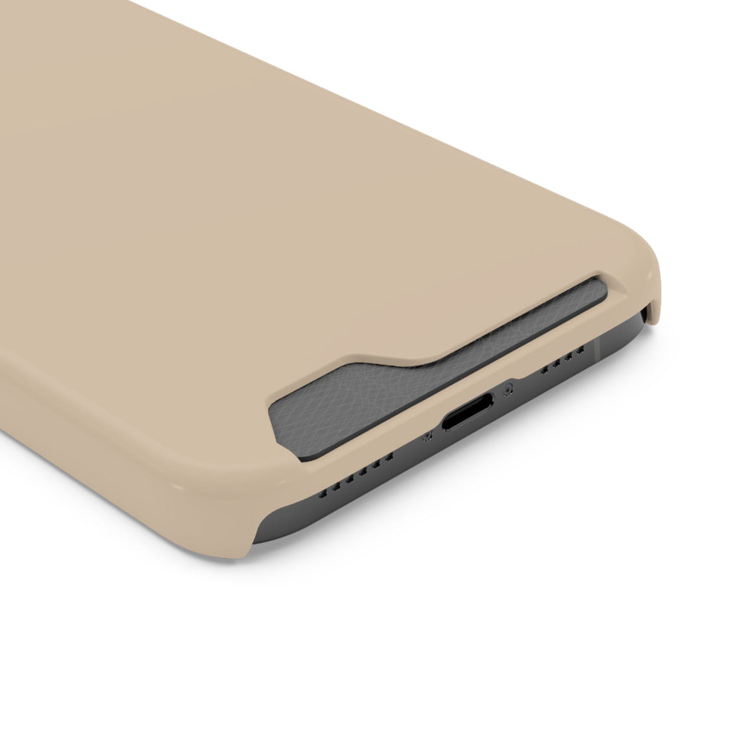 Beige Card-Holder Phone Case