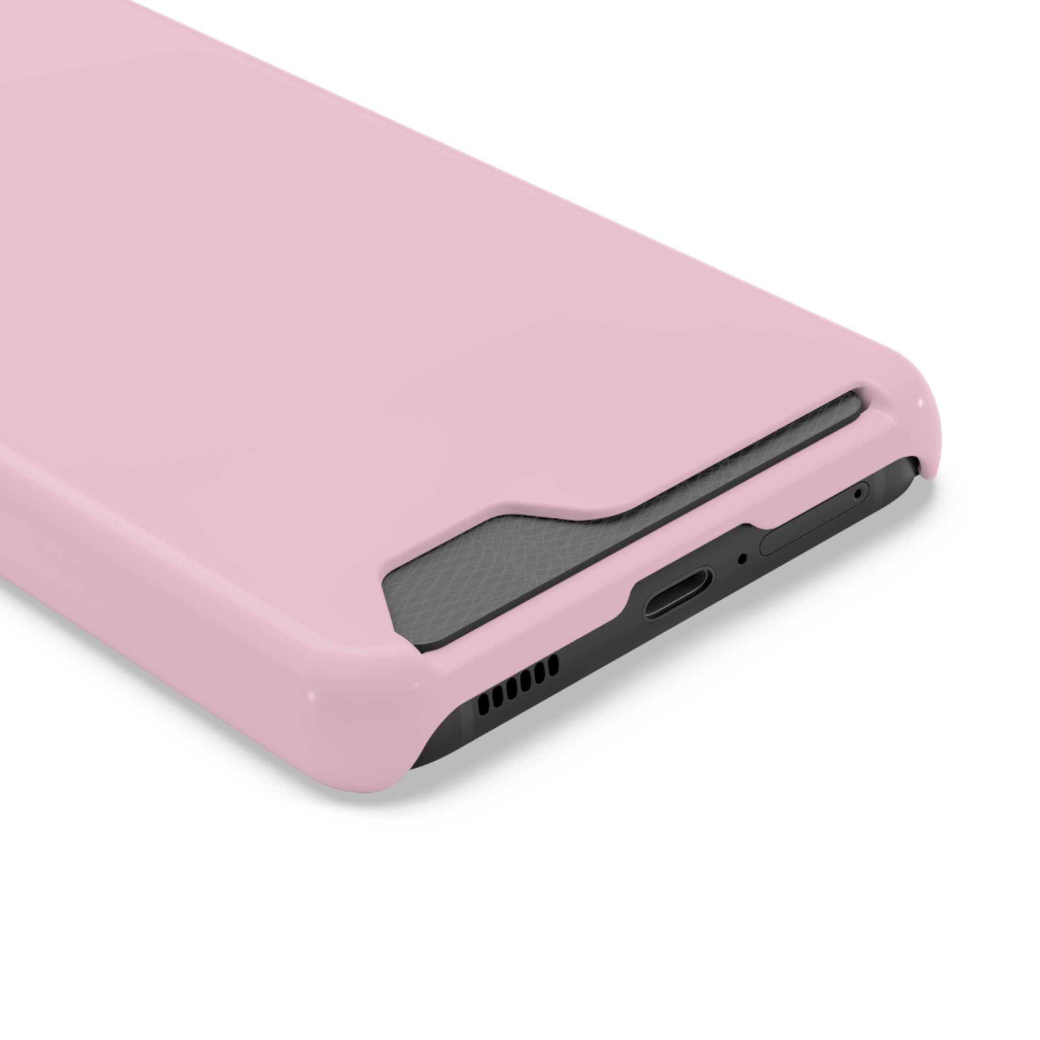 Pale Pink Card-Holder Phone Case