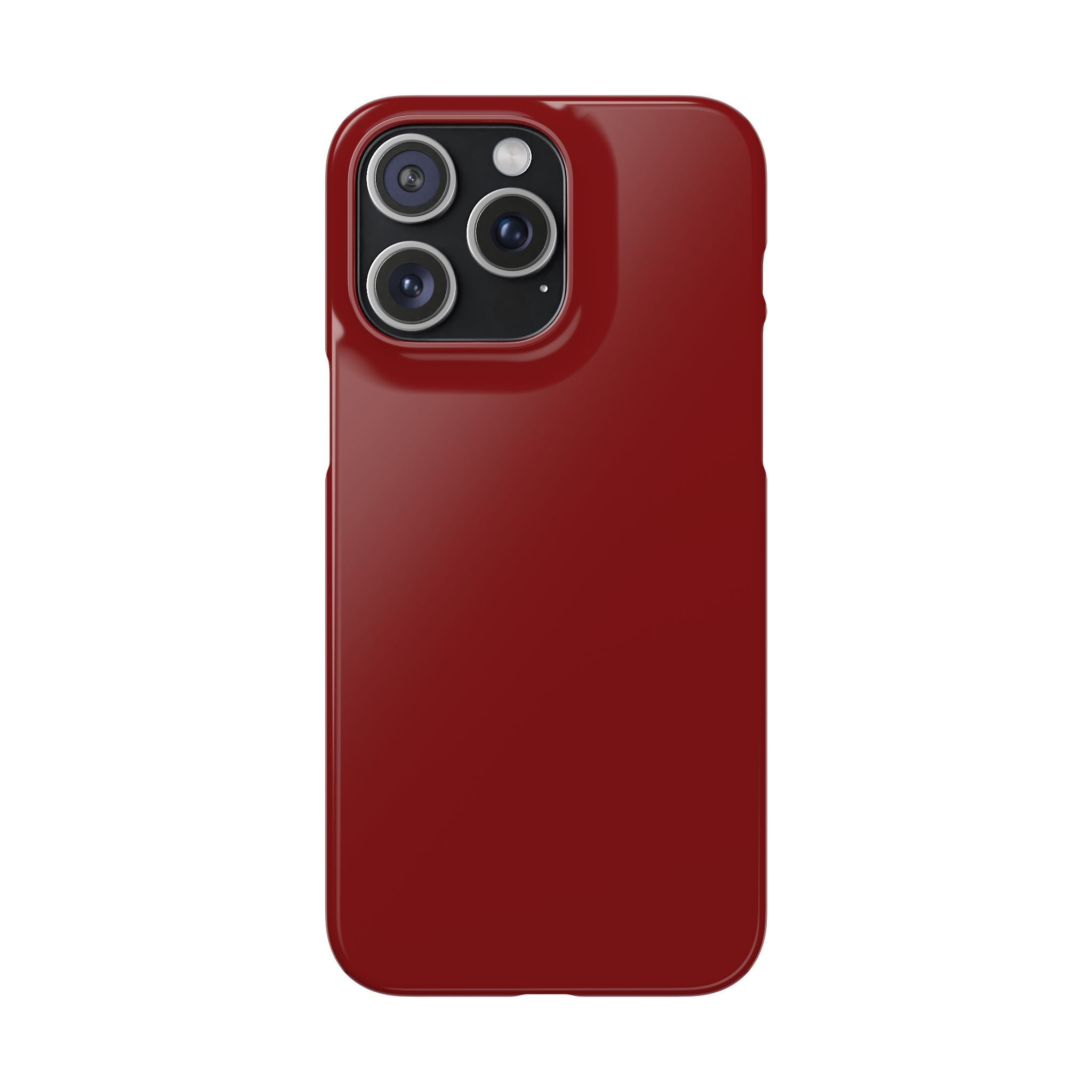 Dark Red Snap Phone Case