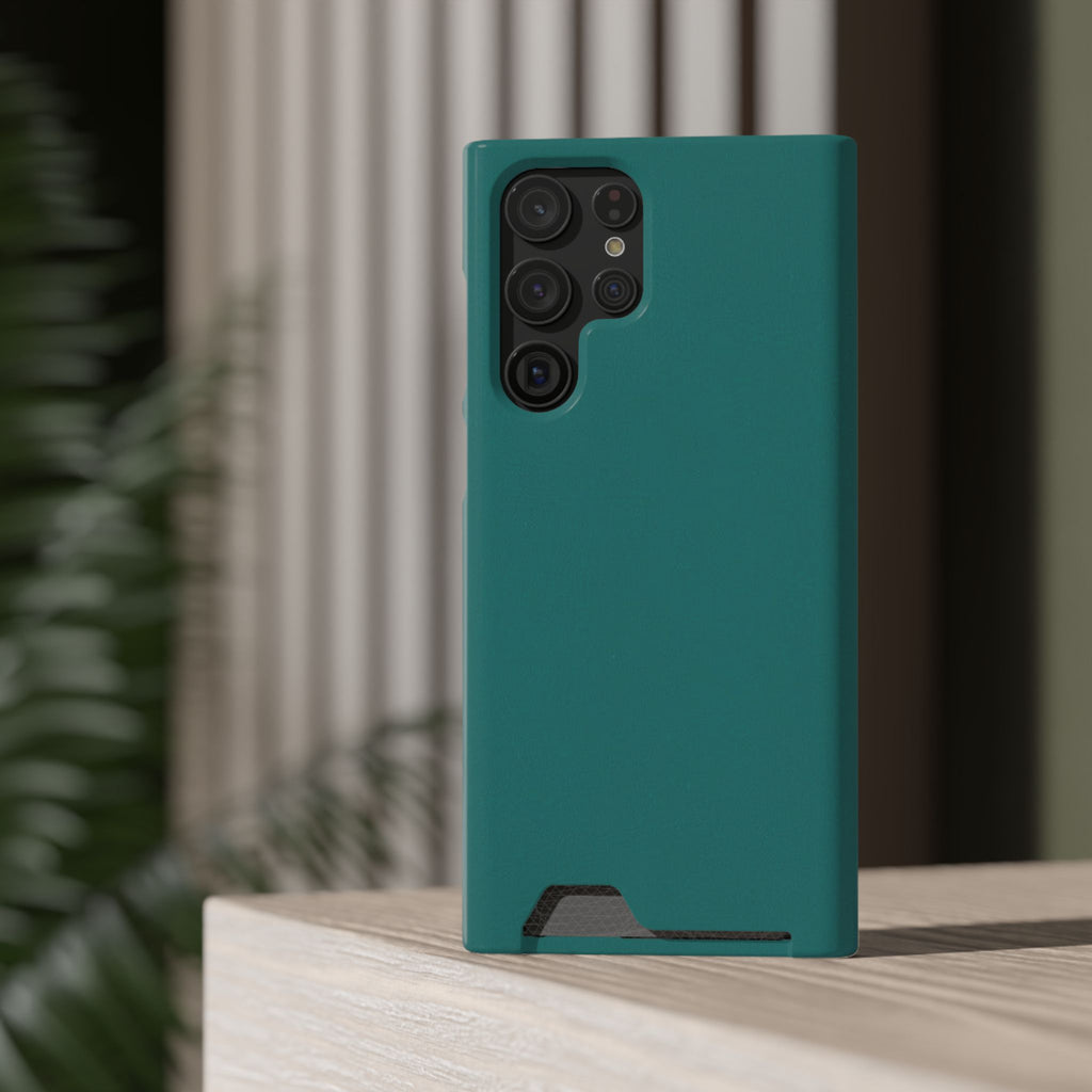 Sea Green Card Holder Phone Case
