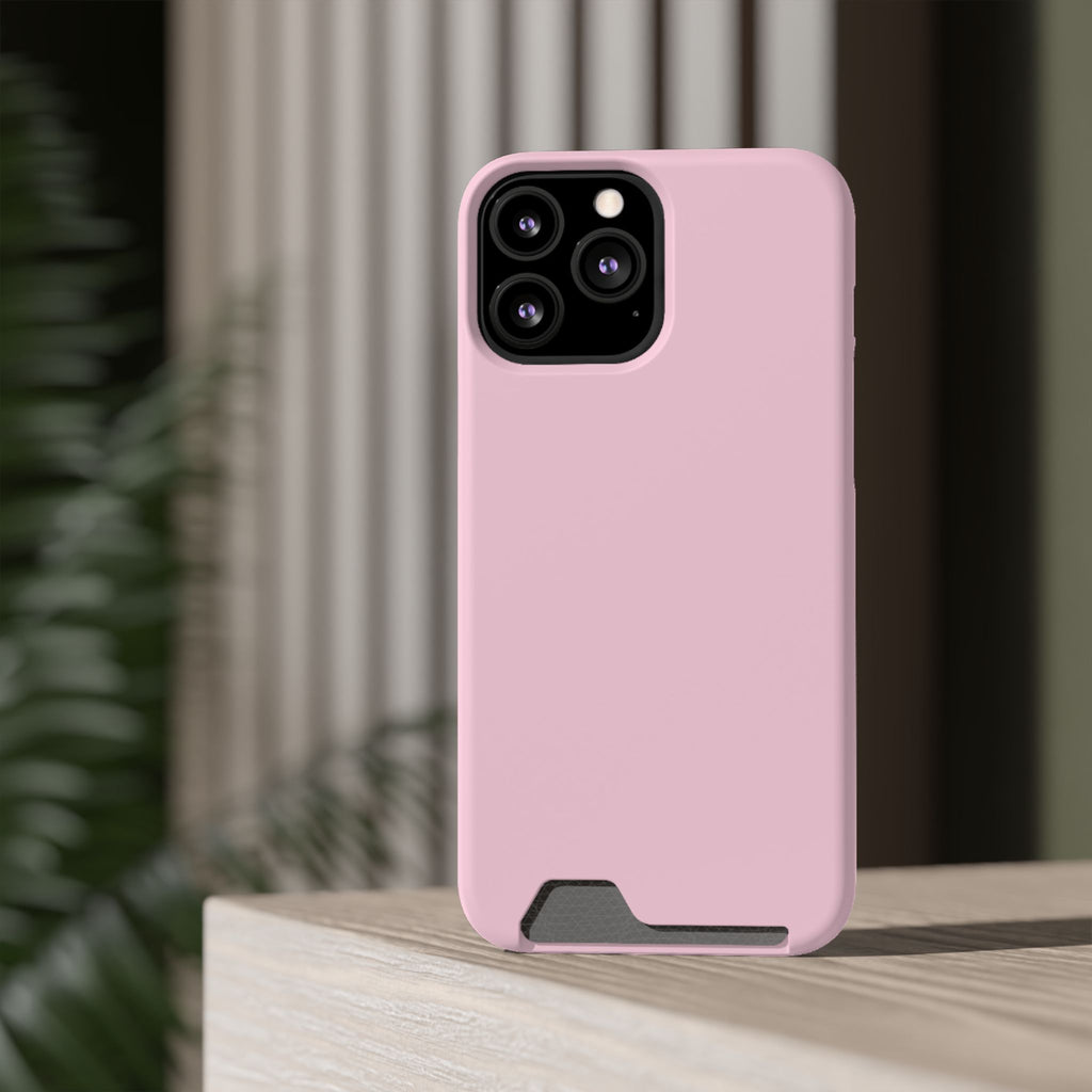 Pale Pink Card-Holder Phone Case