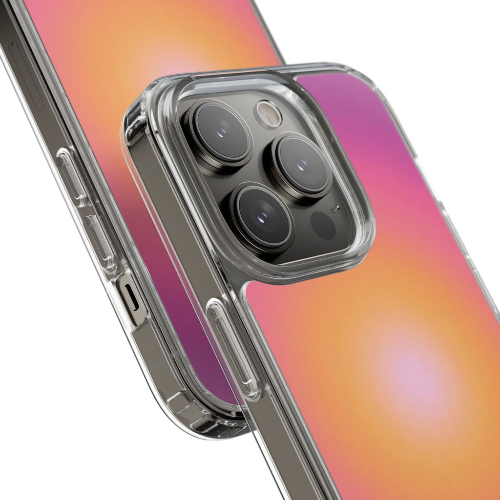 Sunset Gradient Clear Protective Cover