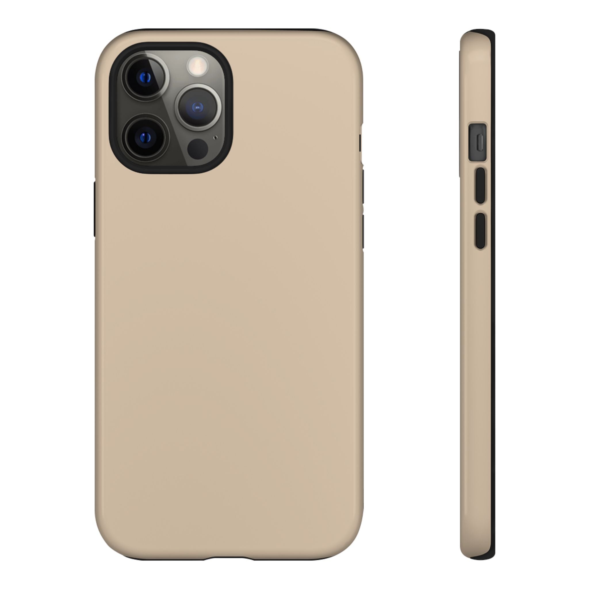 Beige Protective Phone Case