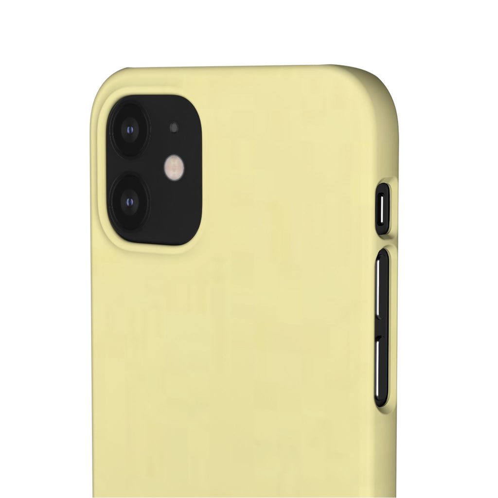 Pale Yellow Snap Phone Case