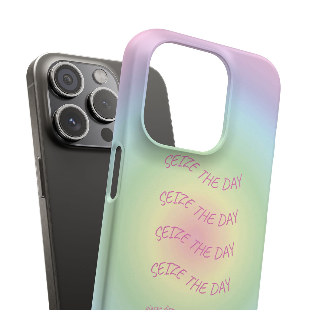 Carpe Diem Bermuda Halo Gradient Snap Phone Case
