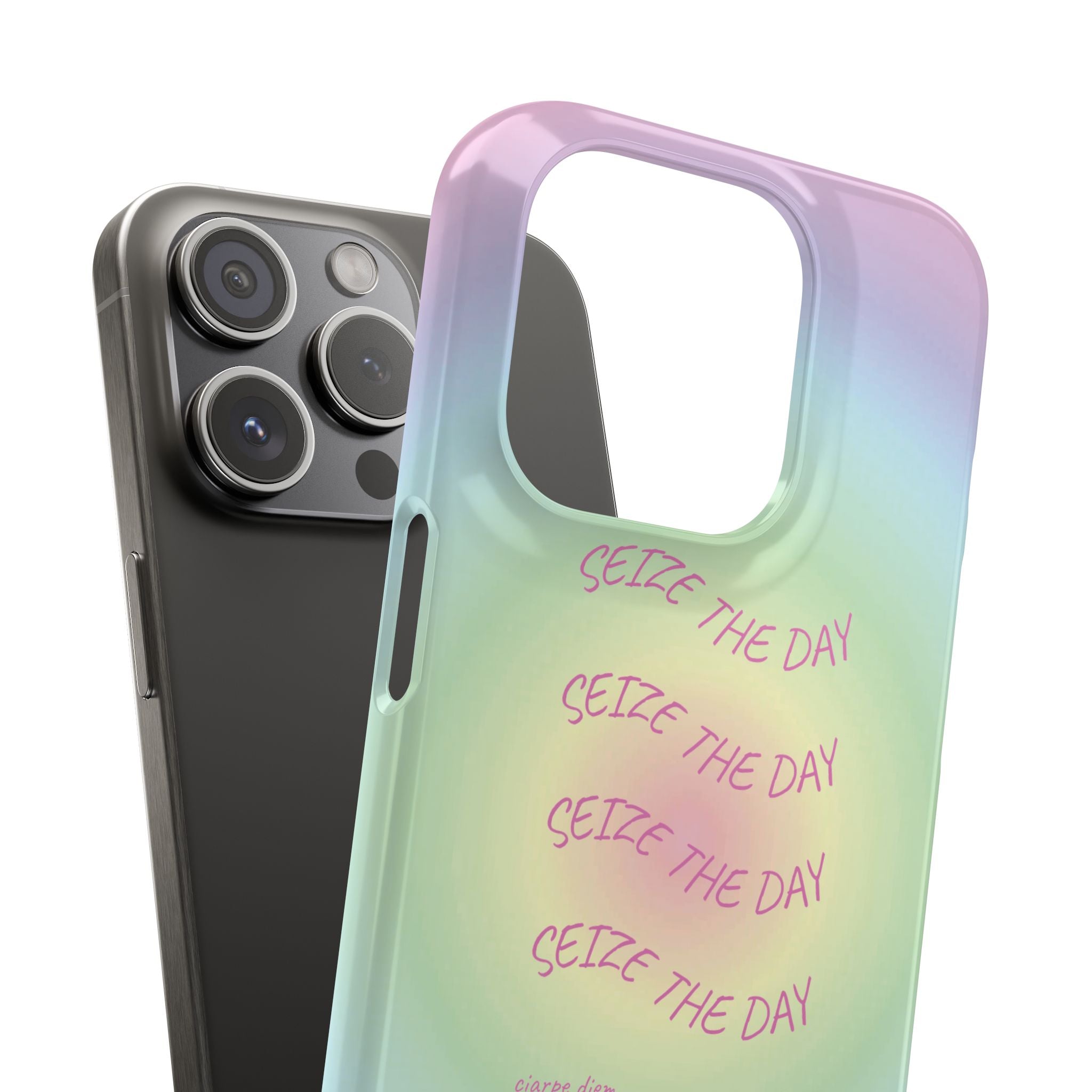 Carpe Diem Bermuda Halo Gradient Snap Phone Case