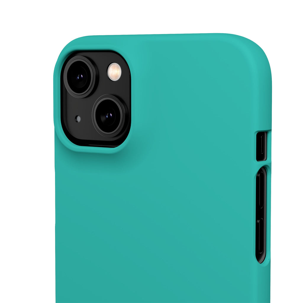 Teal Snap Phone Case
