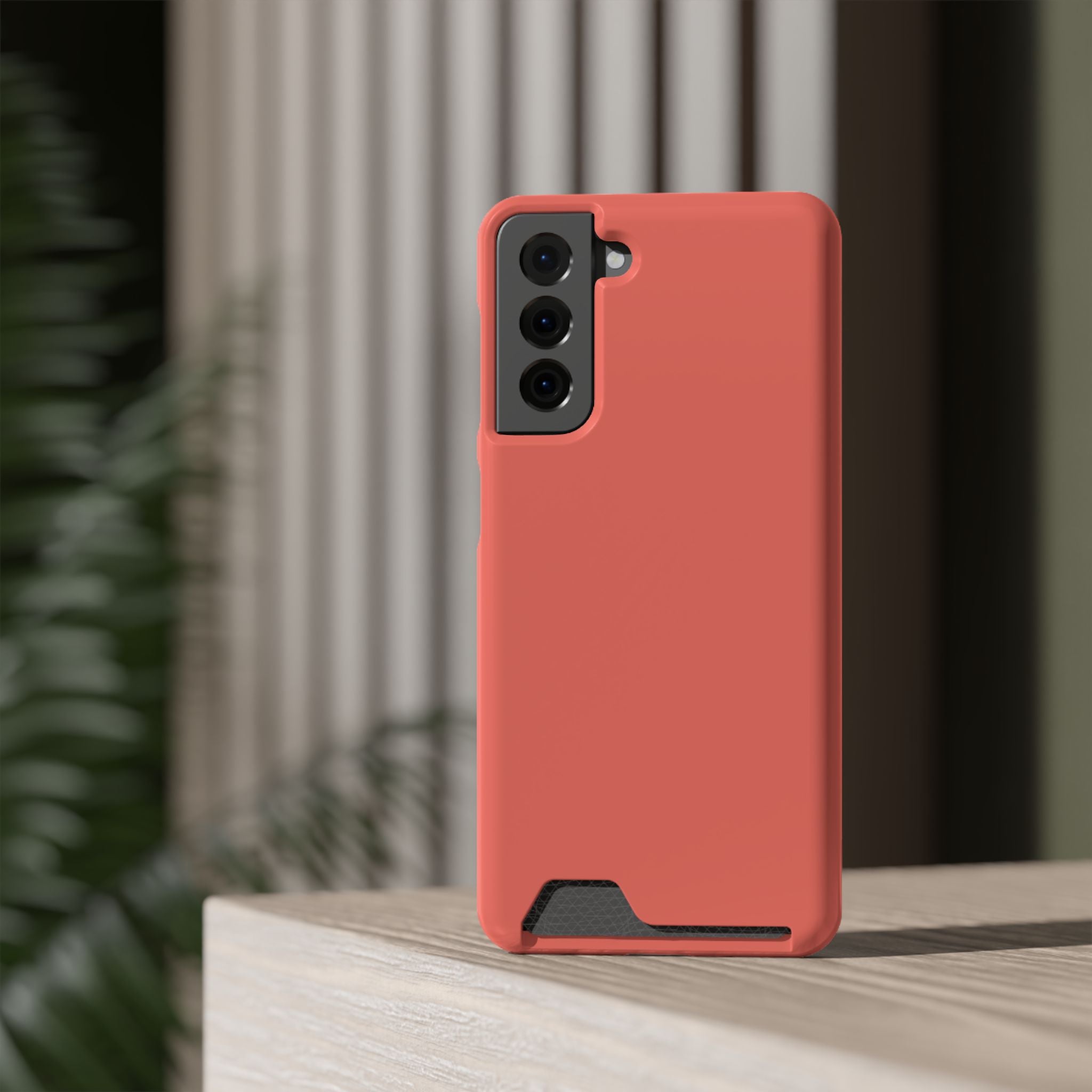 Coral Cardholder Phone Case