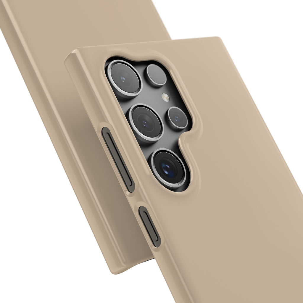 Beige Snap Phone Case