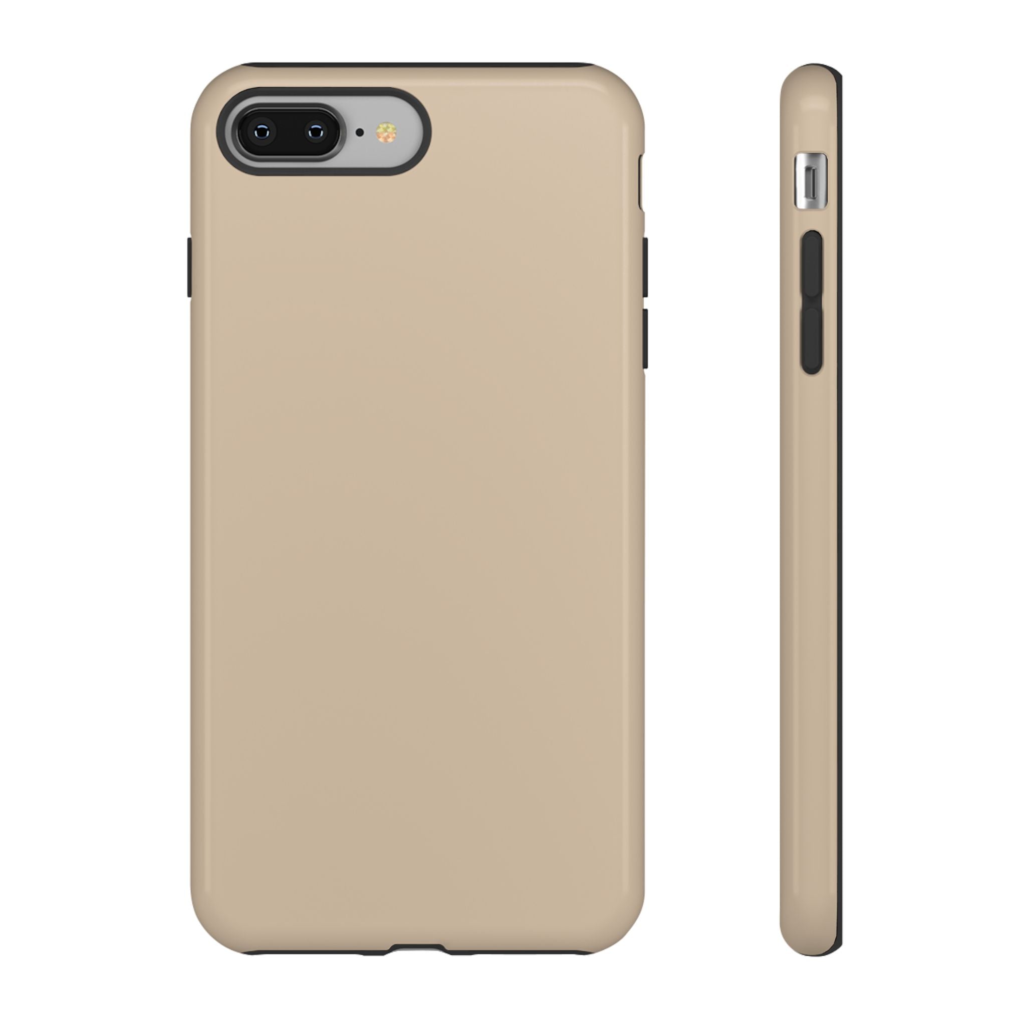Beige Protective Phone Case