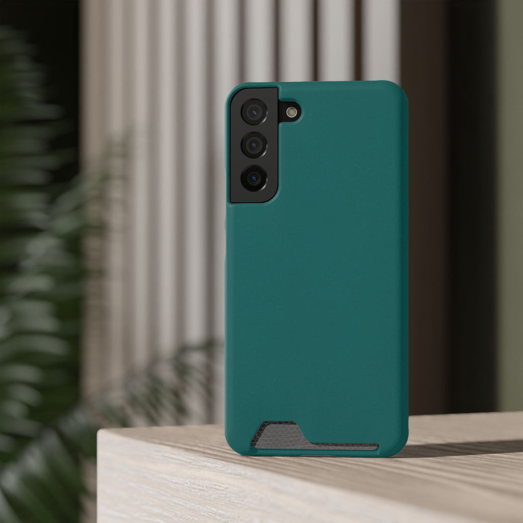 Sea Green Card Holder Phone Case