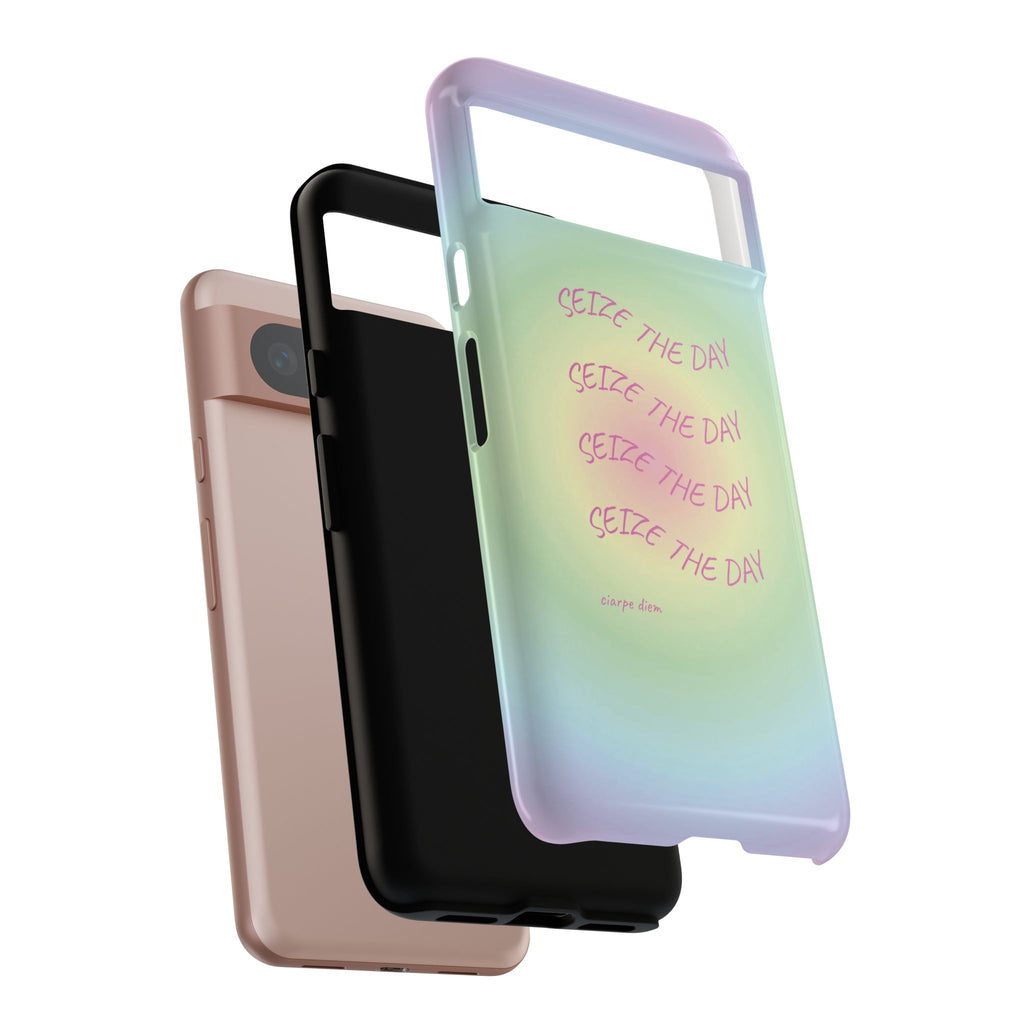 Bermuda Halo Seize The Day Pastel Gradient Tough Phone Case