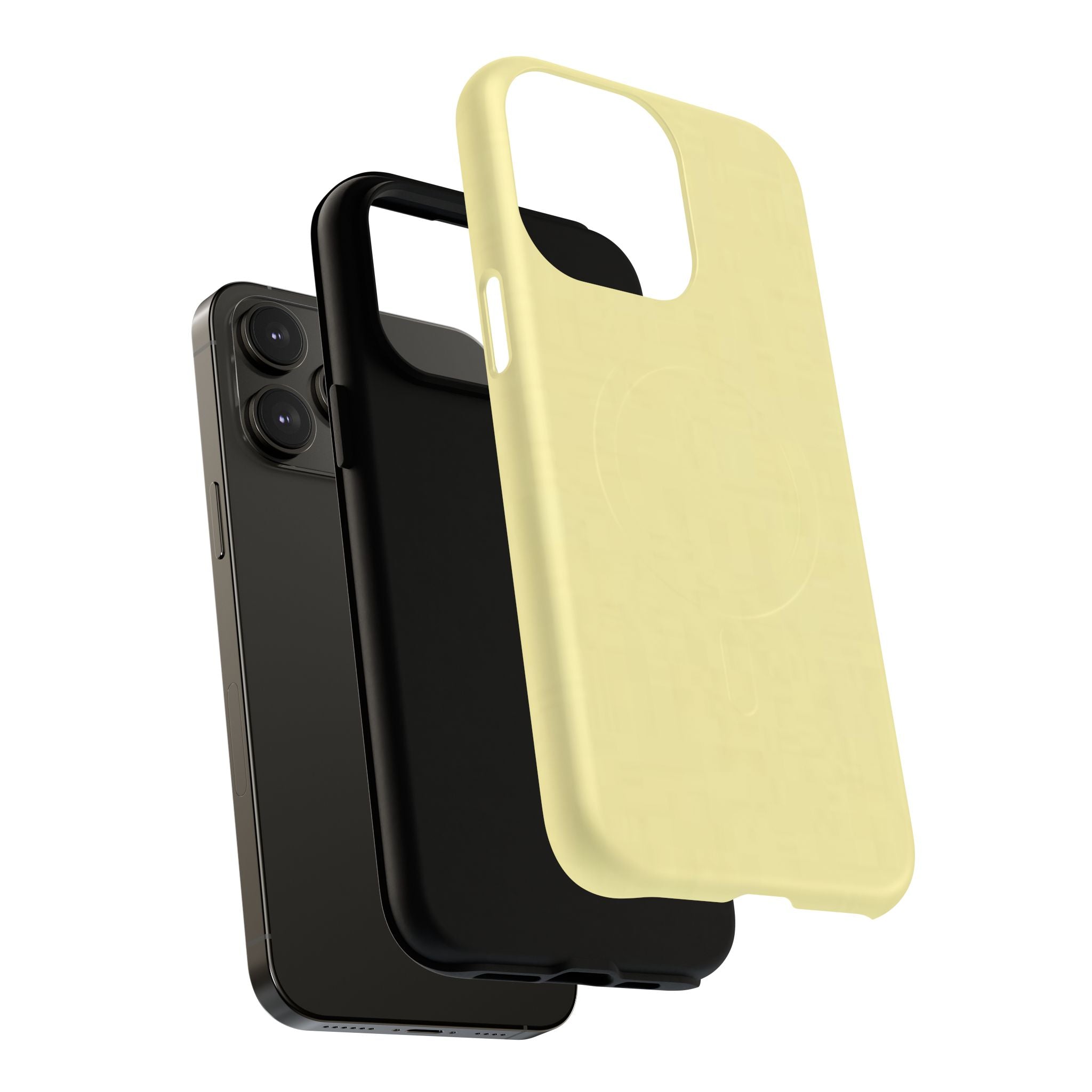 Pale Yellow MagSafe Protective Phone Case