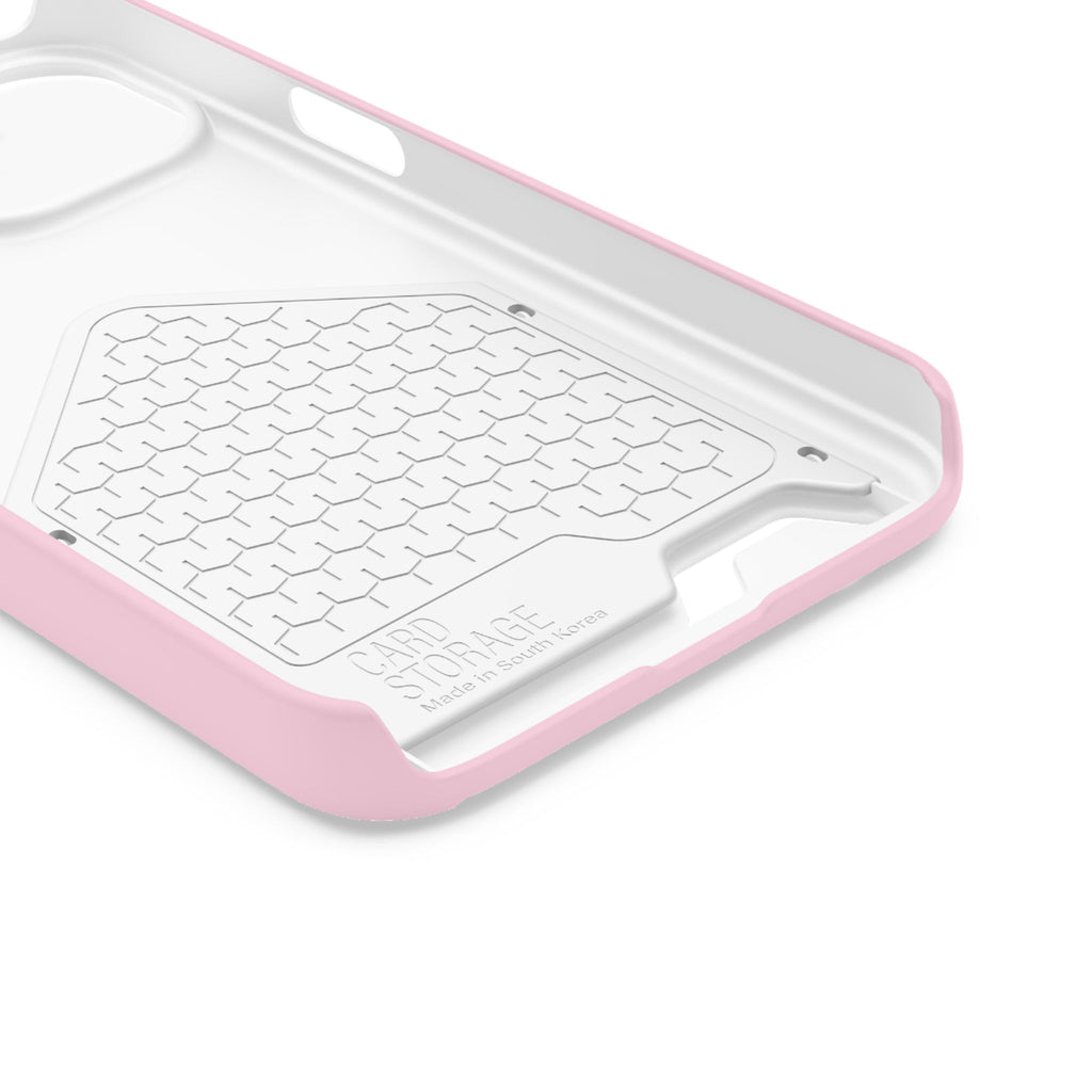 Pale Pink Card-Holder Phone Case