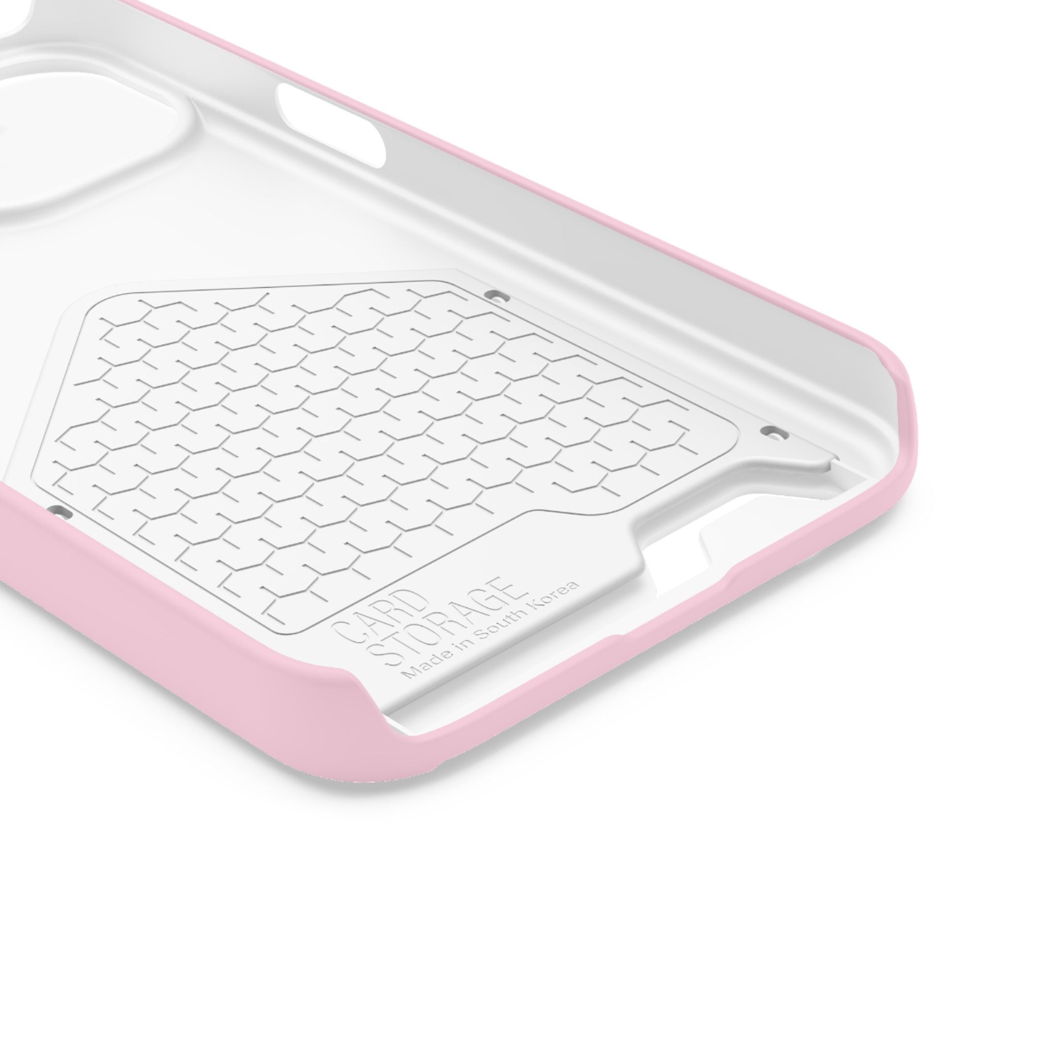 Pale Pink Card-Holder Phone Case