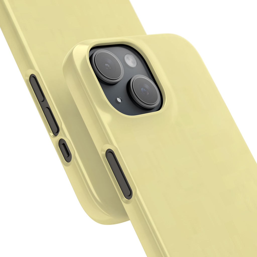 Pale Yellow Snap Phone Case